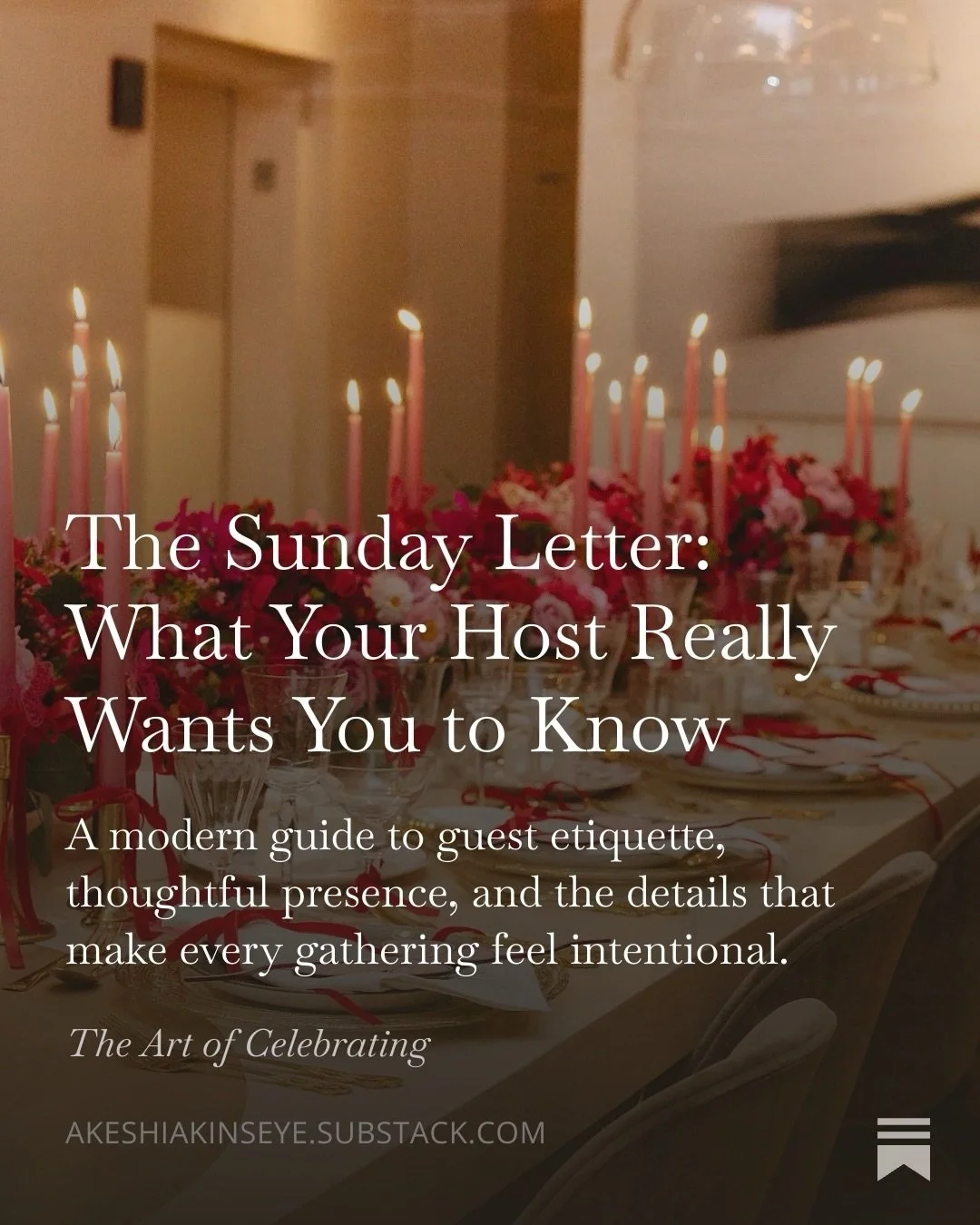 Dinner Party Etiquette: What Every Guest Should Know Before Attending

Most hosts won&rsquo;t say this out loud&hellip;
but I will.

If you&rsquo;re invited to someone&rsquo;s home, this is what actually matters:
RSVP on time.
Don&rsquo;t arrive too 