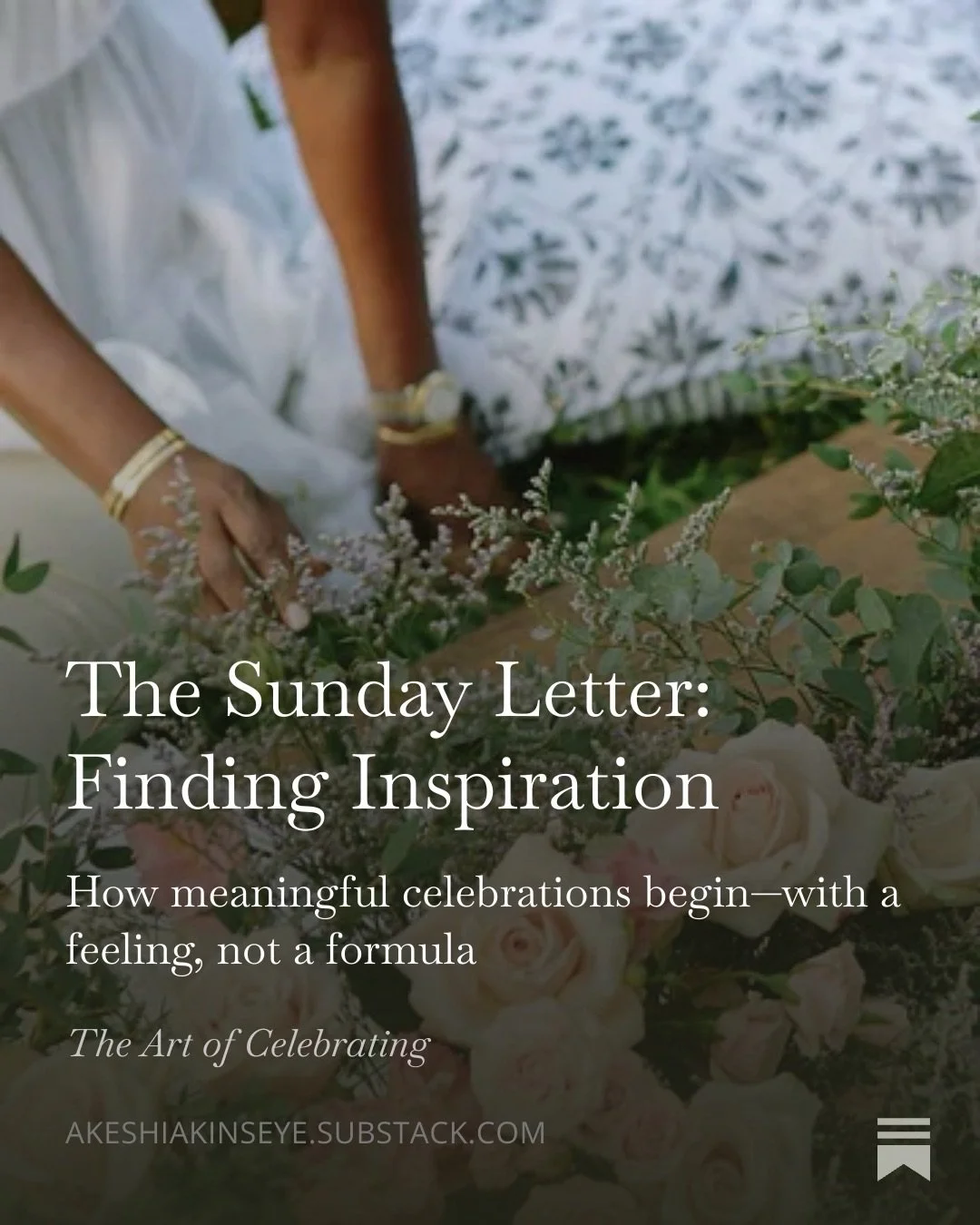 You don&rsquo;t need a big idea to create something beautiful.

You need a moment.

Inspiration isn&rsquo;t something you go looking for.
It&rsquo;s something you notice.

A fabric.
A color.
A memory that stays with you longer than it should.

That&r