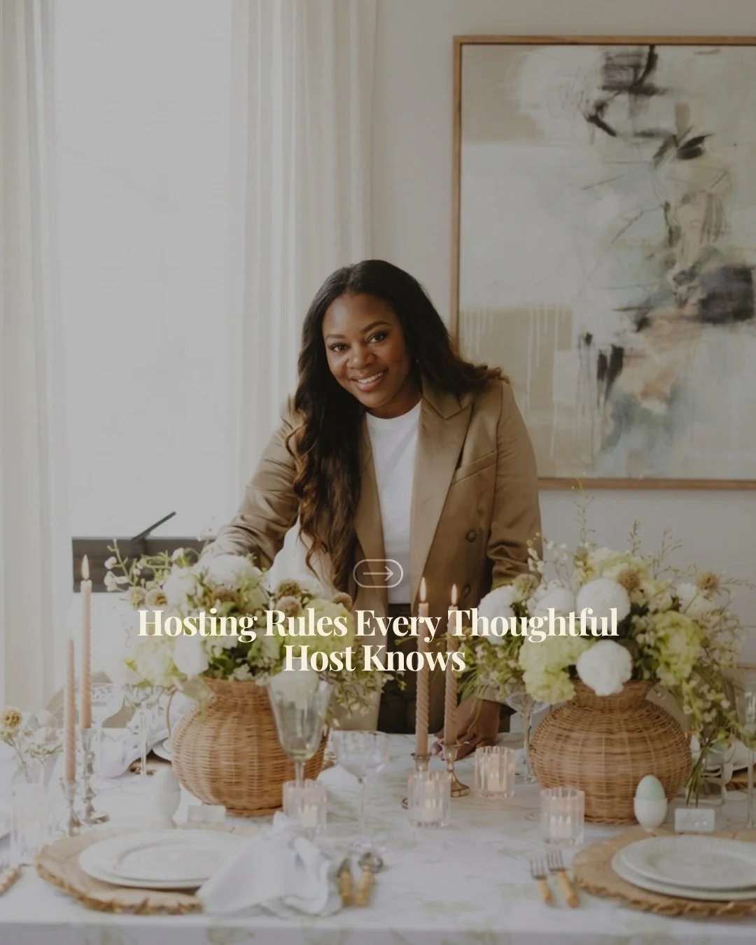 The best hosts understand that entertaining is about creating an experience, not simply setting a table.

Thoughtful details, warm hospitality, and intentional touches are what make guests feel truly welcomed.

Swipe through for a few timeless hostin