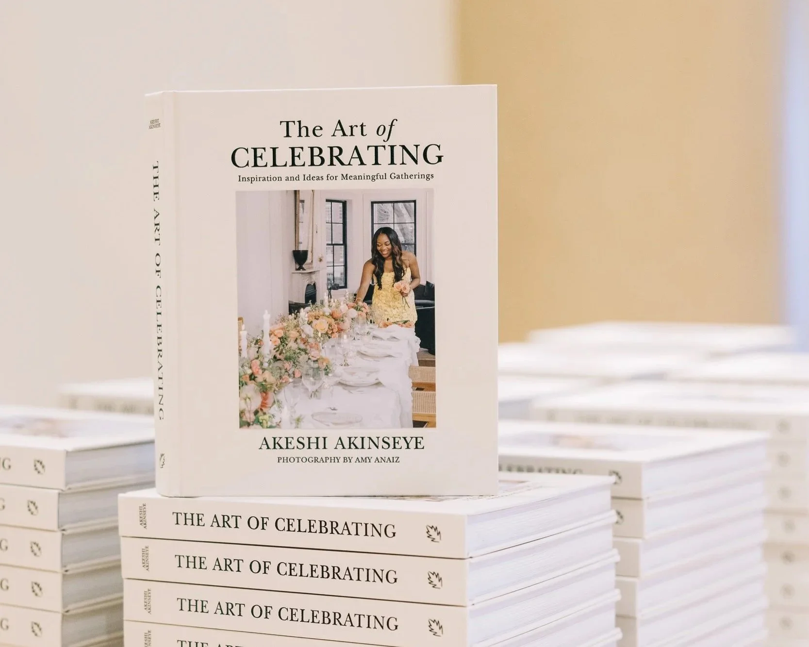 The Art of Celebrating book cover by Akeshi Akinseye"