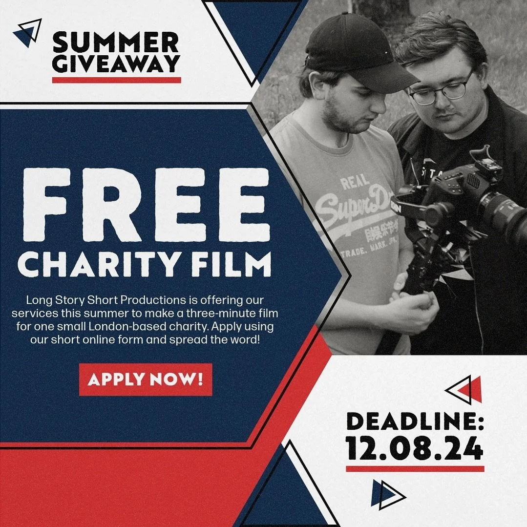 🤯&nbsp;DO YOU WANT A FREE FILM FOR YOUR CHARITY?

Our team have worked with charities and nonprofits up and down the country, and this summer we&rsquo;re going to make a film for free for one incredible organisation. 🎬

Do you run a London-based ch