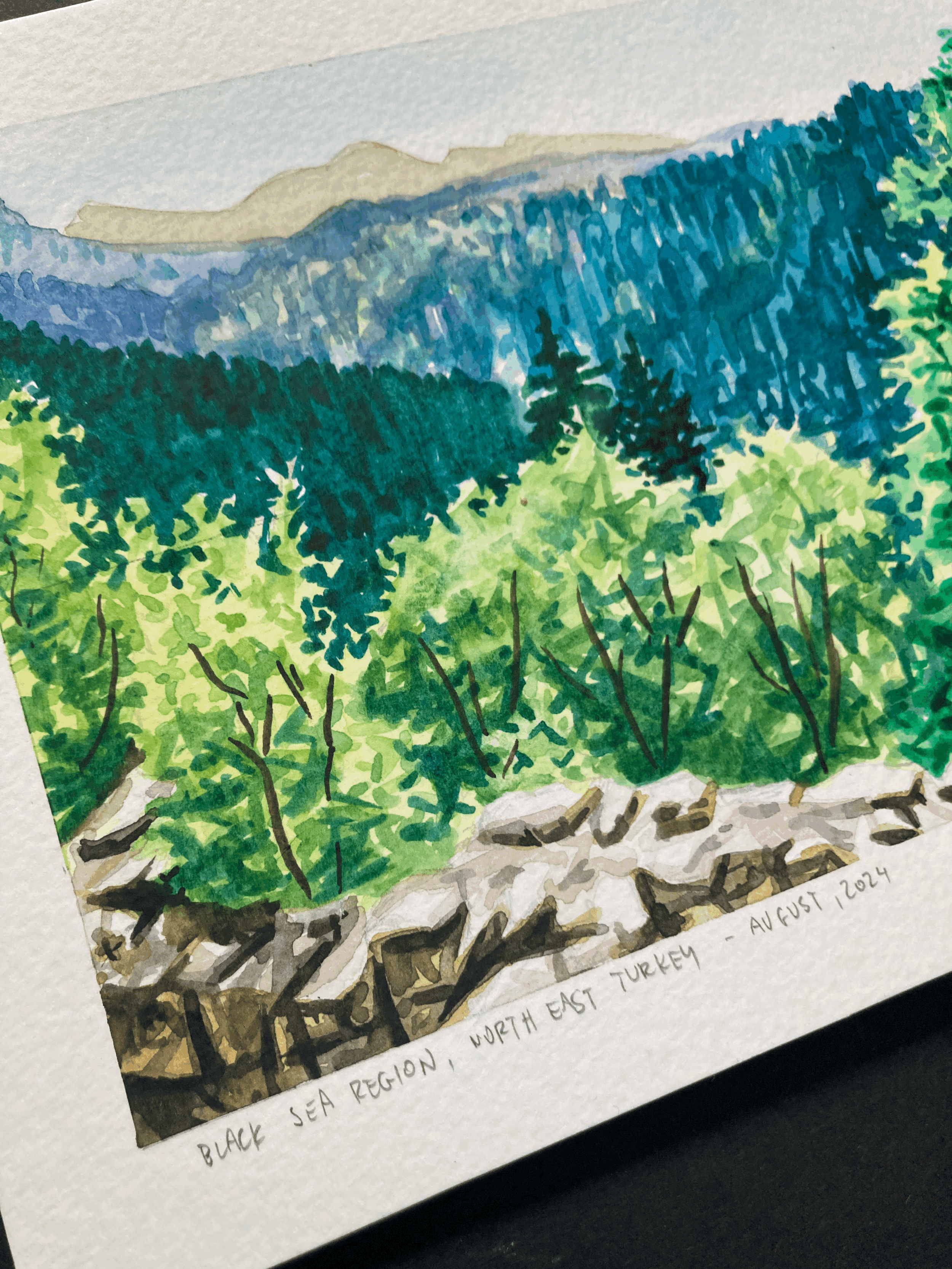 Karadeniz, Turkey - Watercolour Painting