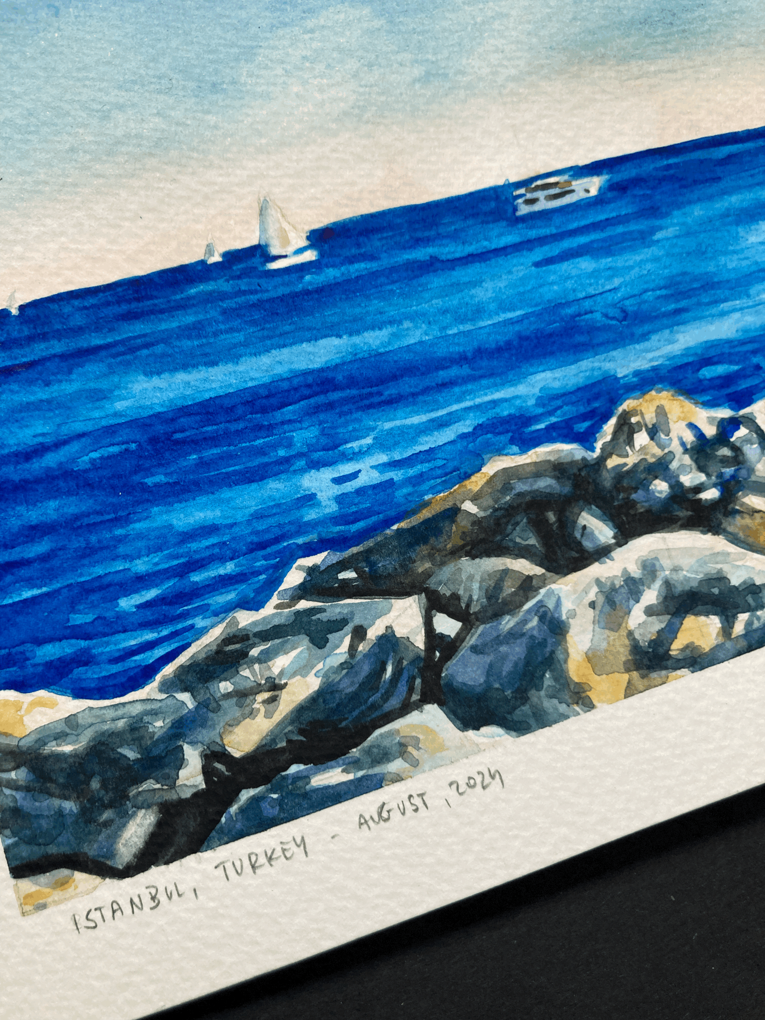 Istanbul, Turkey - Watercolour Painting