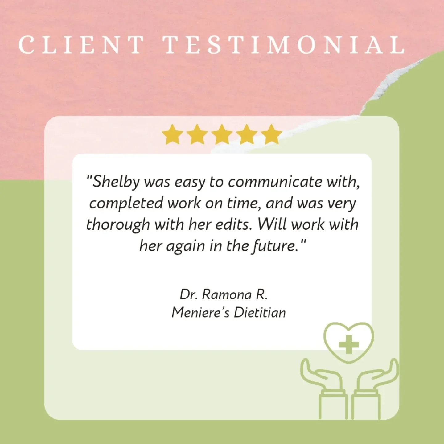 Just wrapped a website glow-up project for a niche nutrition practice specializing in Meniere's Disease.

I helped rewrite website copy to make things clearer, calmer and more client friendly.

 It's always a rewarding experience working with people 