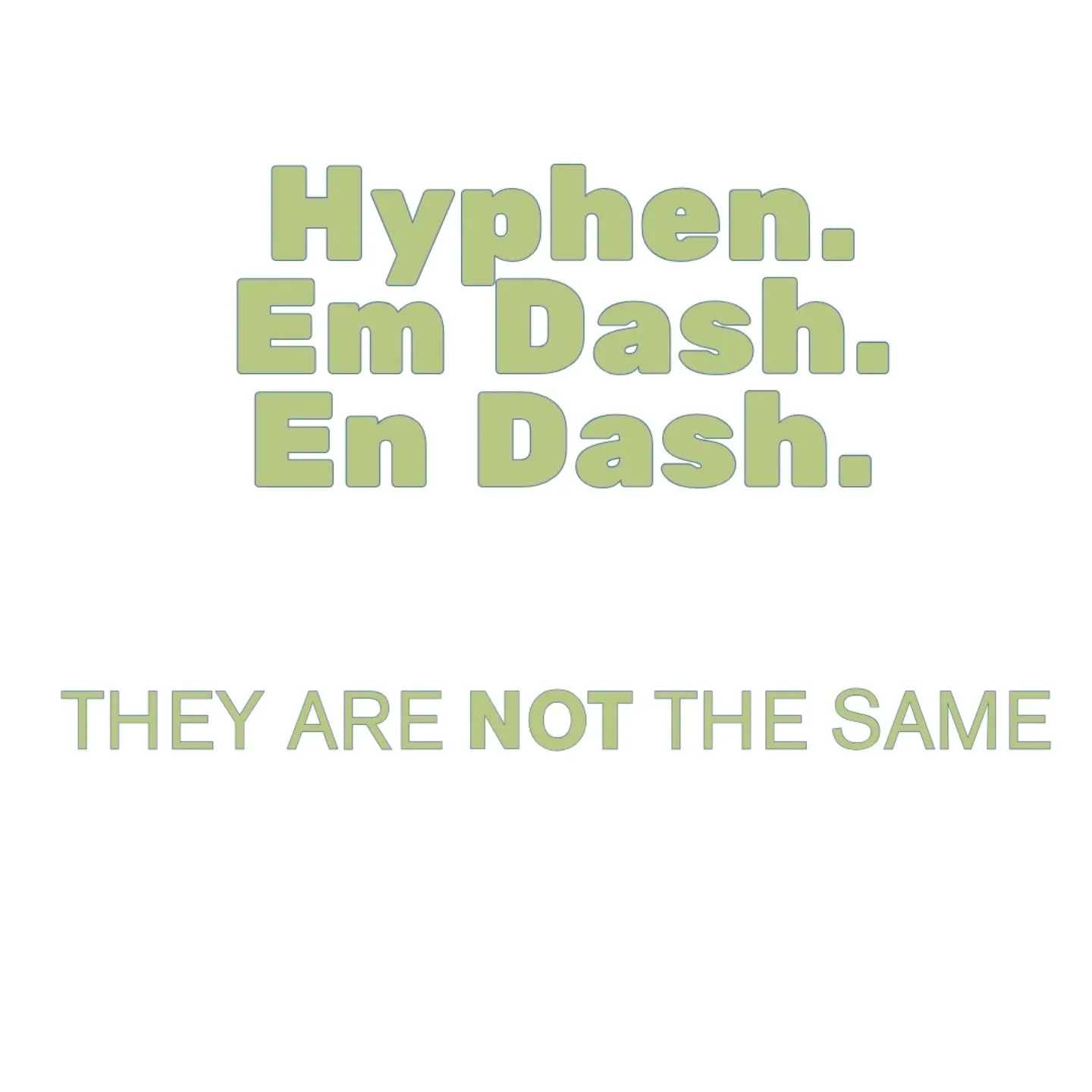 Em dashes are having a moment &mdash; especially in AI-generated writing.
They're not wrong... they just need intention.
Here's when to use each dash! 📝

#emdash #copywriting #marketing #endash #hyphen