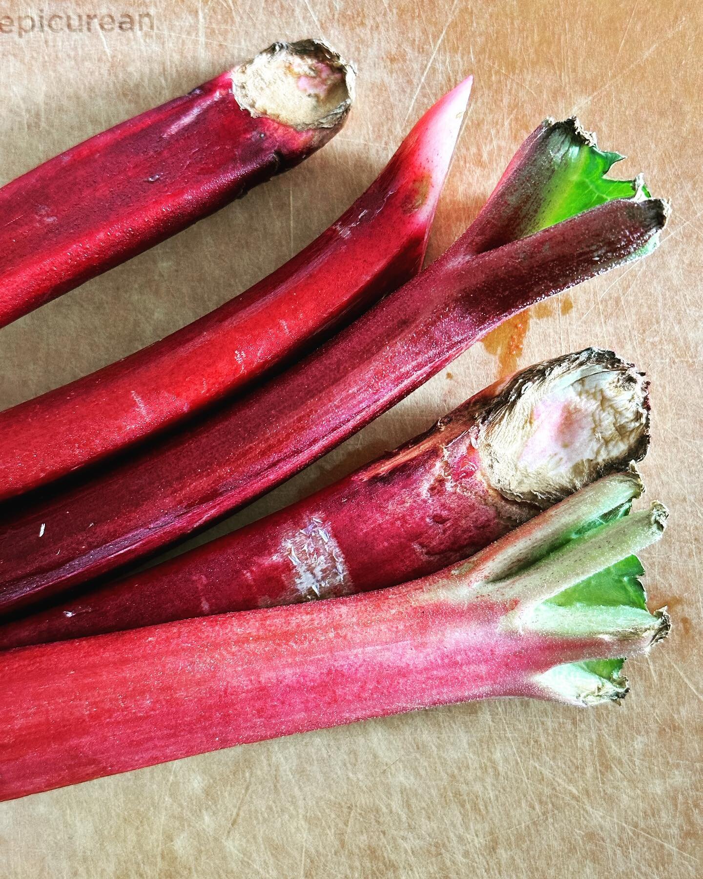 Get some rhubarb before the season is over! Great in pastries and desserts with a slightly sour flavor it&rsquo;s also high in antioxidants which means it&rsquo;s helps the body fight free radicals giving you healthy skin and repairing cells in the b