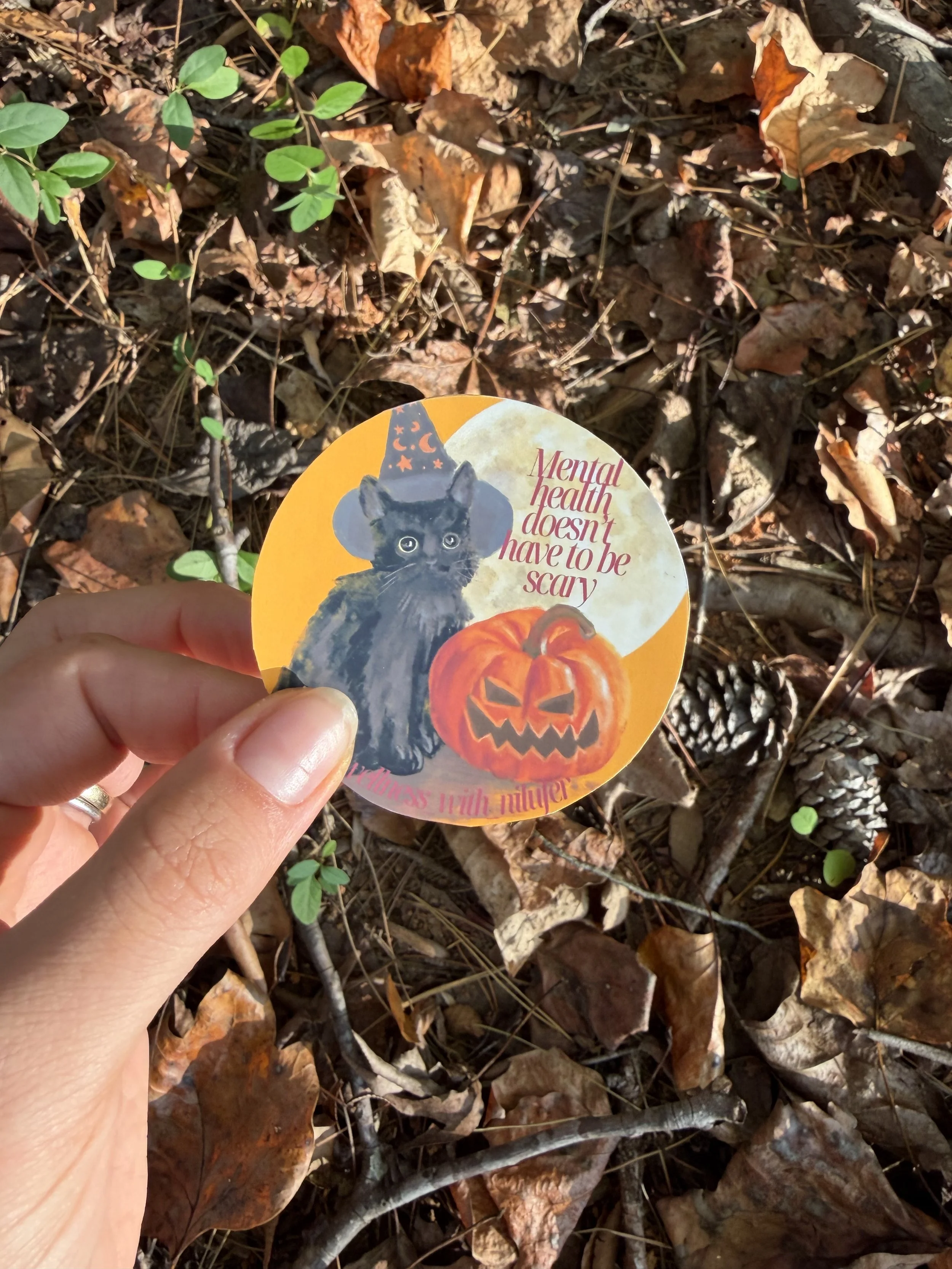 “Mental health doesn’t have to be scary” Sticker