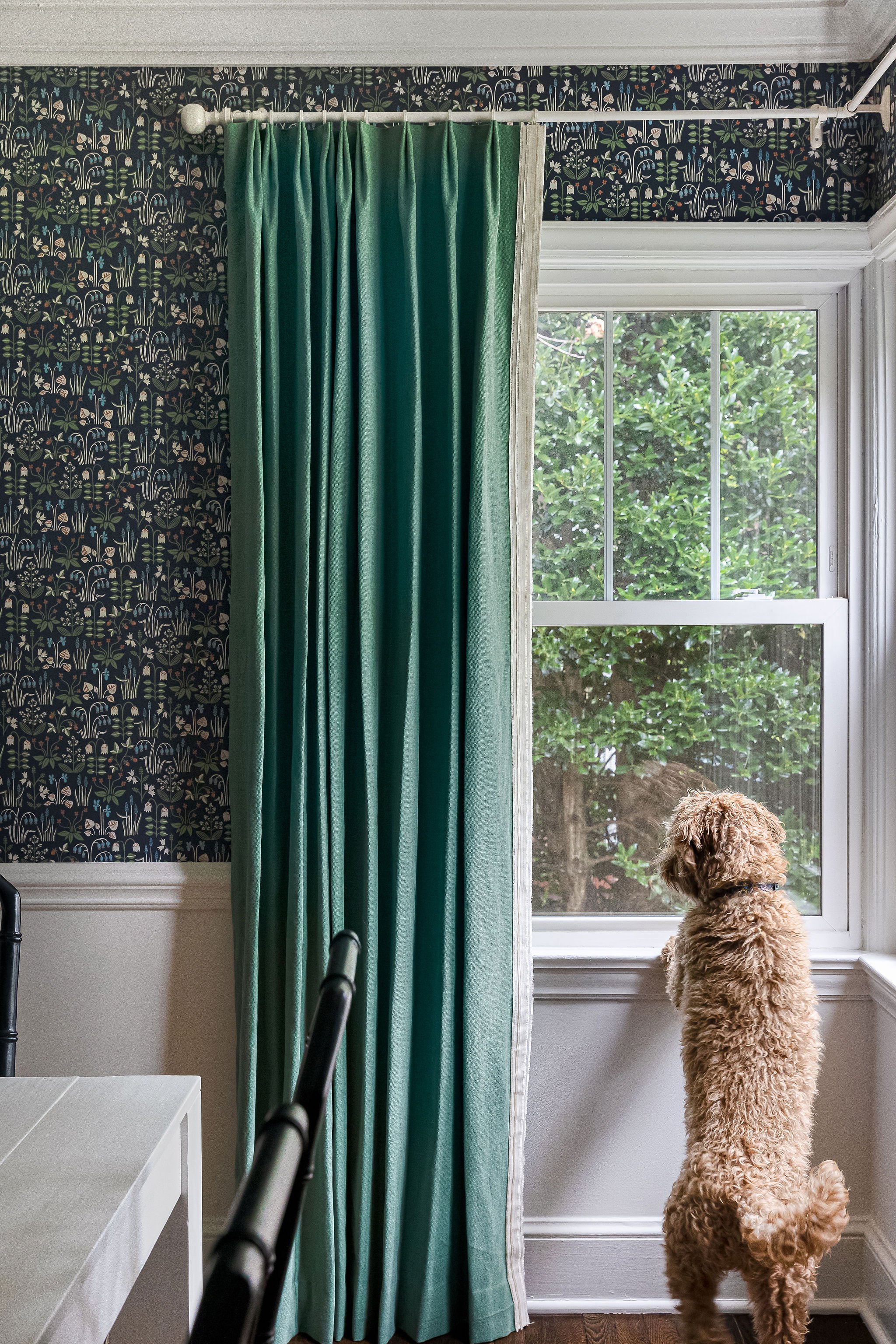 dining room drapery