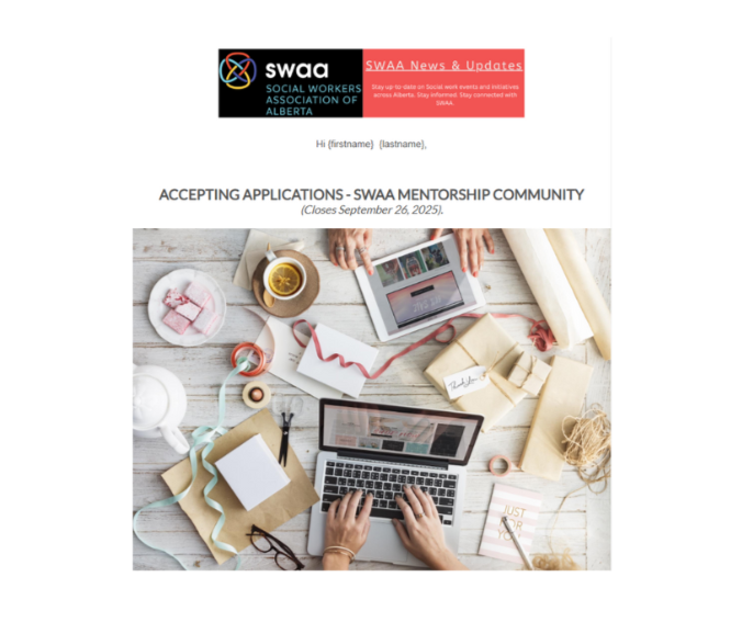 ACCEPTING APPLICATIONS - SWAA MENTORSHIP COMMUNITY(Closes September 26, 2025).