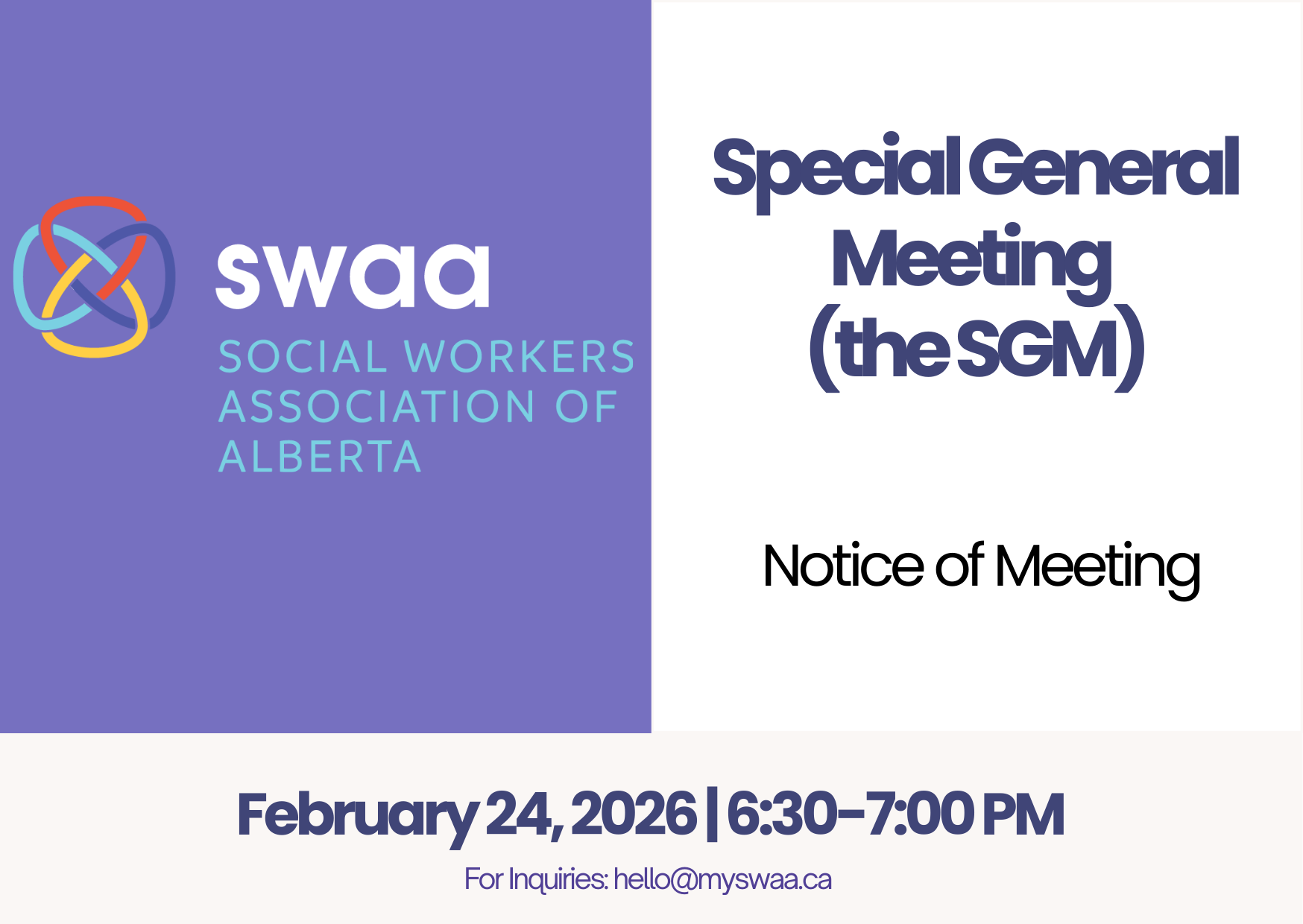 Special General Meeting (the SGM)