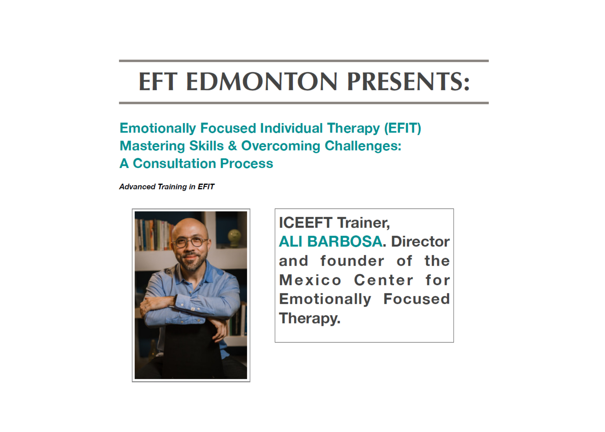 EFIT Mastering Skills & Overcoming Challenges: A Consultation Process