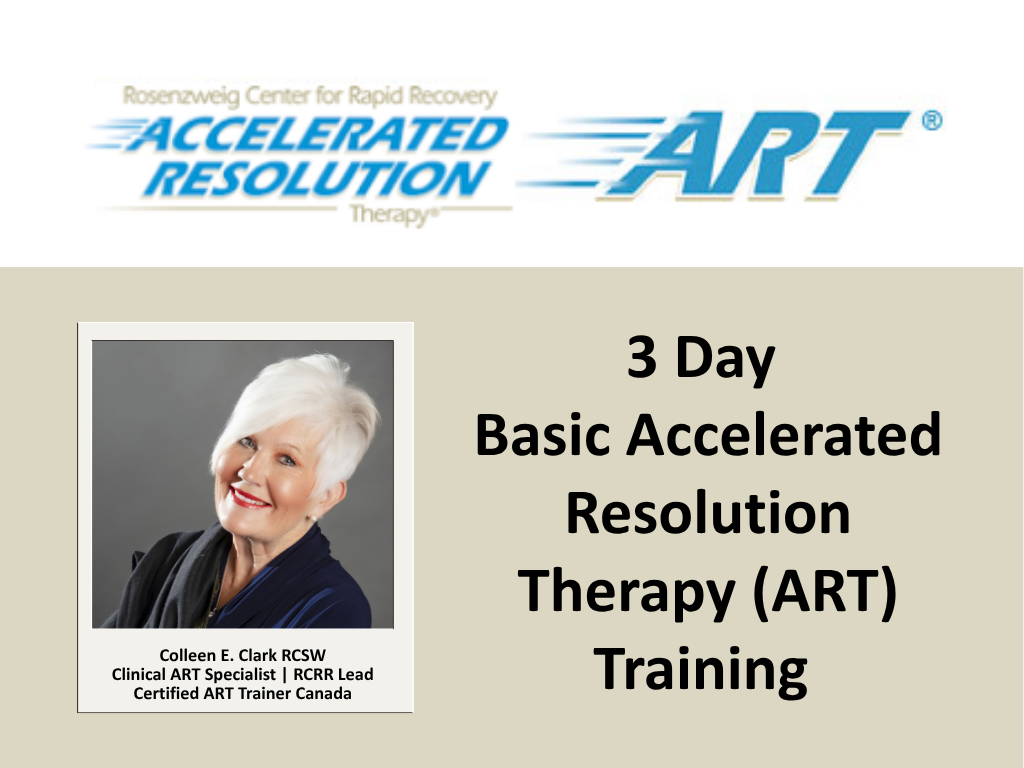 3 Day Basic Accelerated Resolution Therapy (ART) Training RCRR