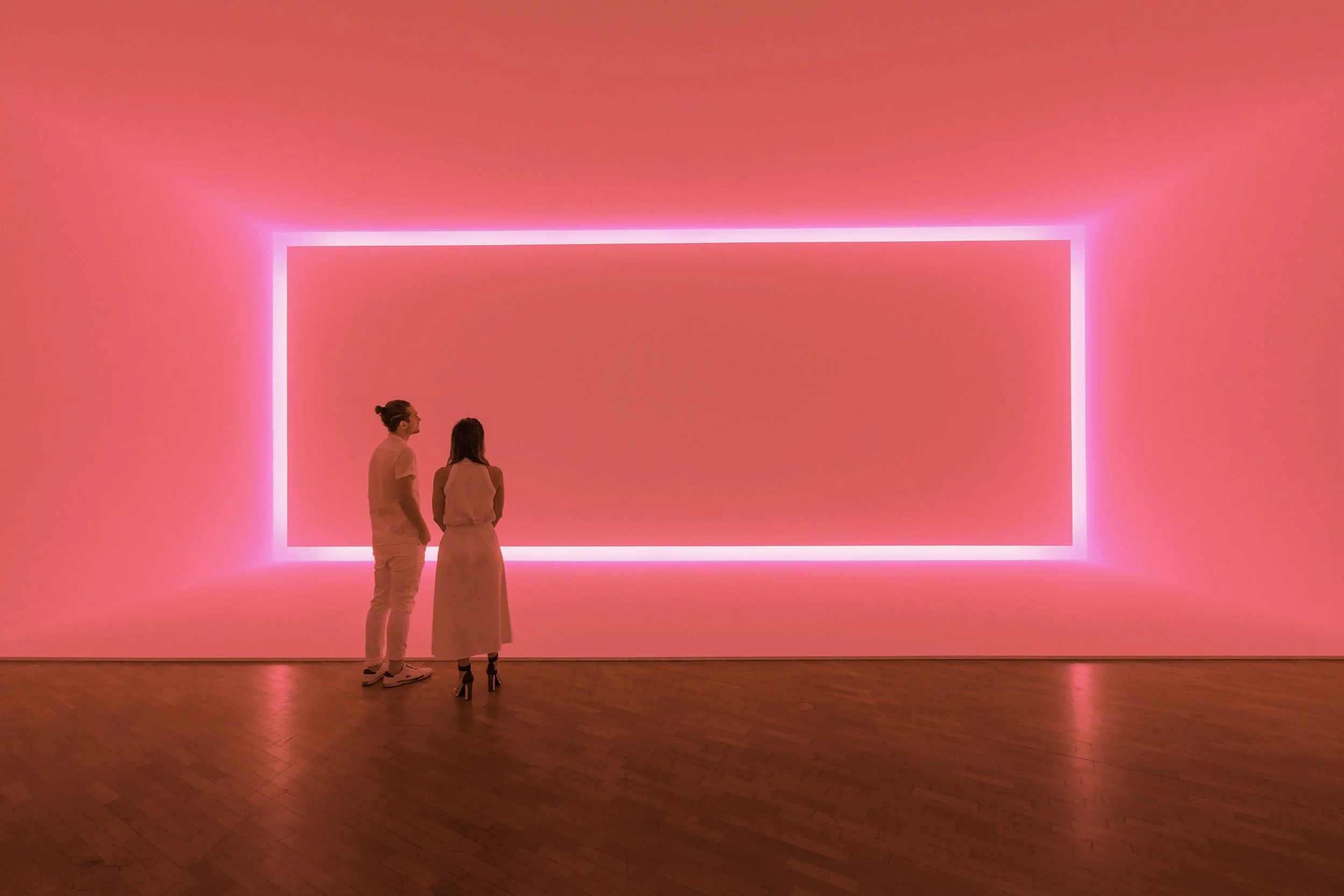 Arte com luz, de James Turrell