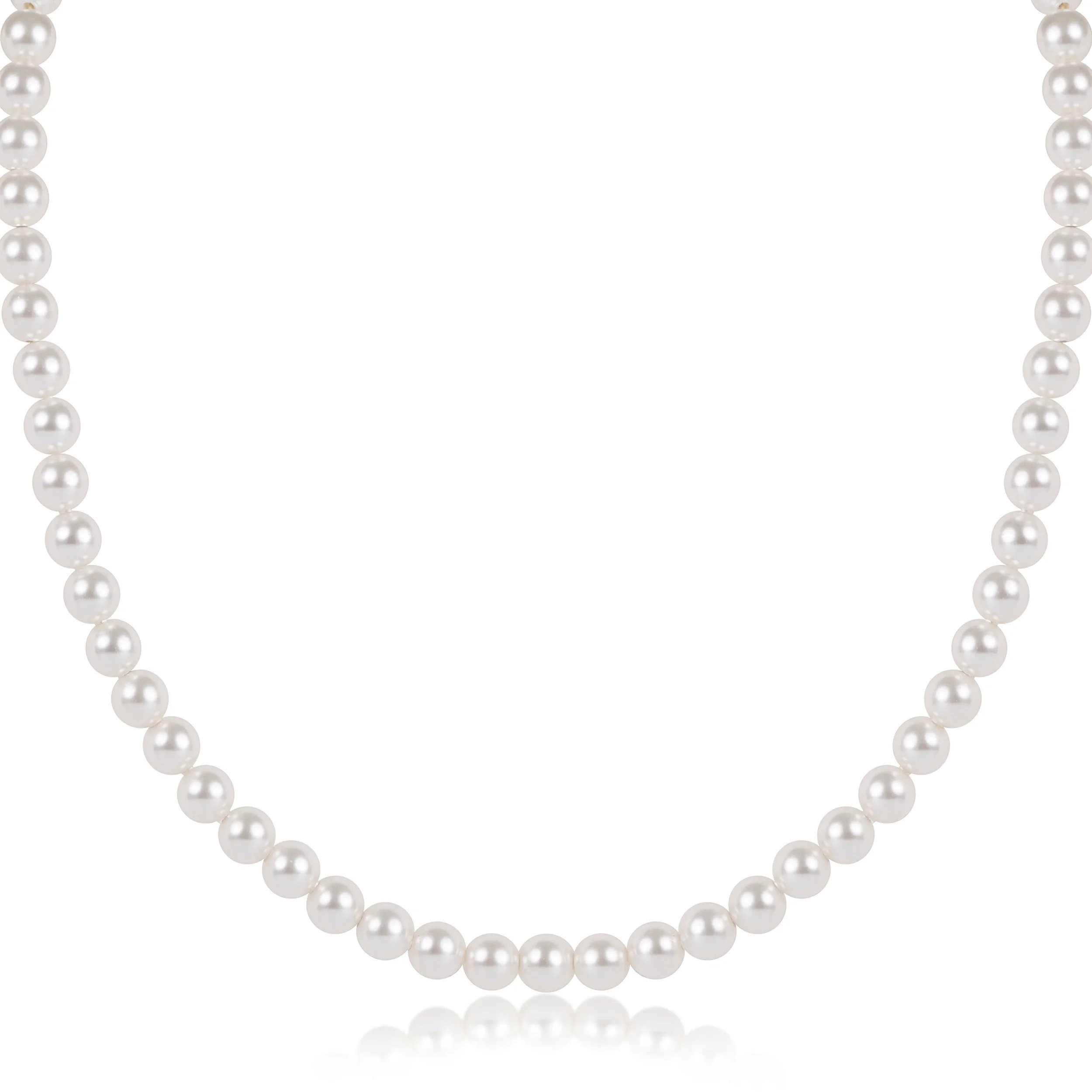 Choker Beaded - Classic Pearl 5mm