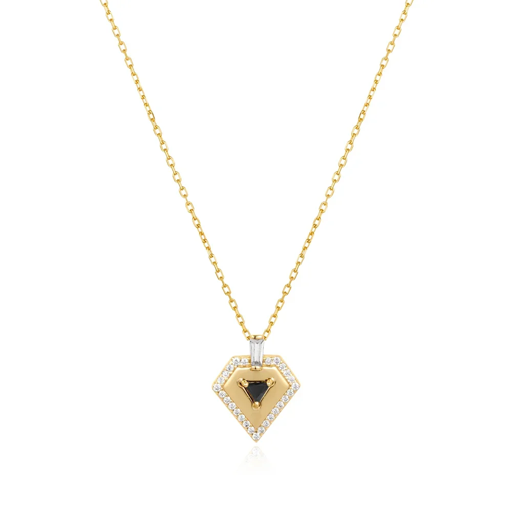 Gold Geometric Necklace