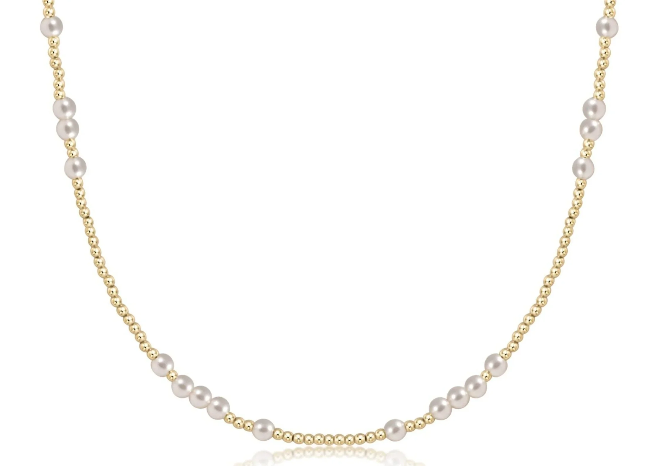 Choker Beaded - Hope Unwritten Pearl 4mm