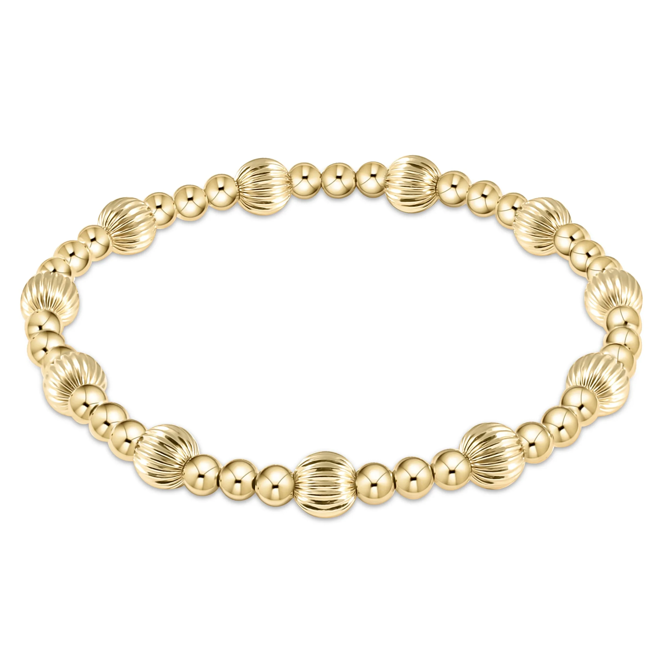 Dignity Sincerity Gold 6mm Bracelet