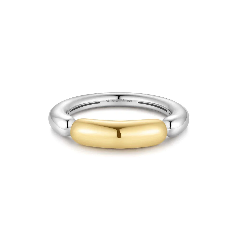 Two-Tone Segmented Puffy Ring