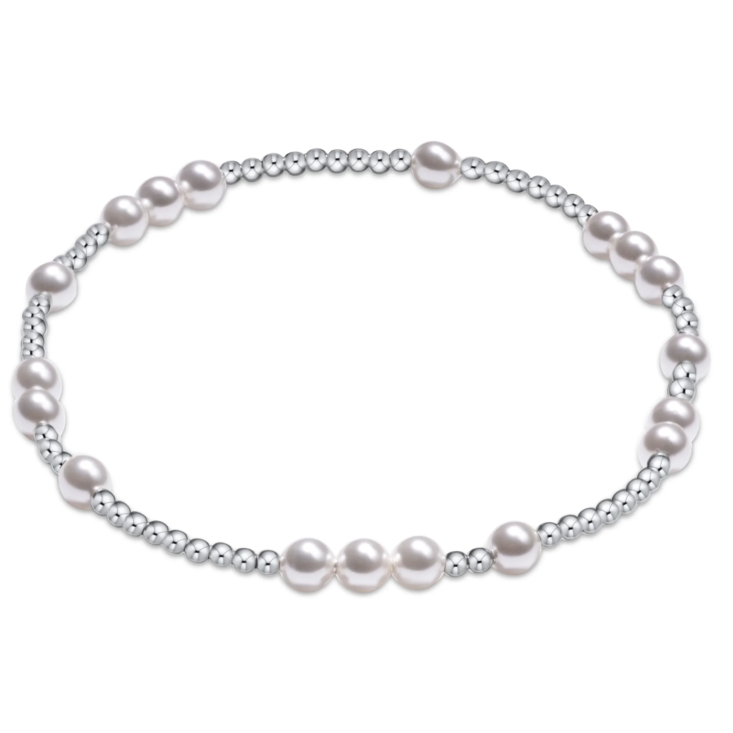 Hope Unwritten Pearl 4mm Sterling Bracelet