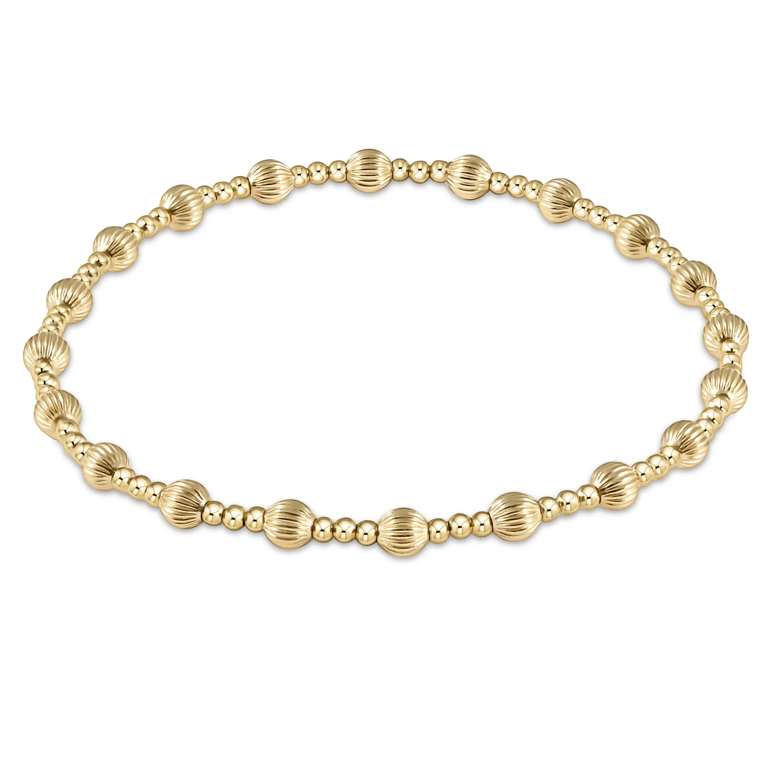 Dignity Sincerity Gold 4mm Bracelet