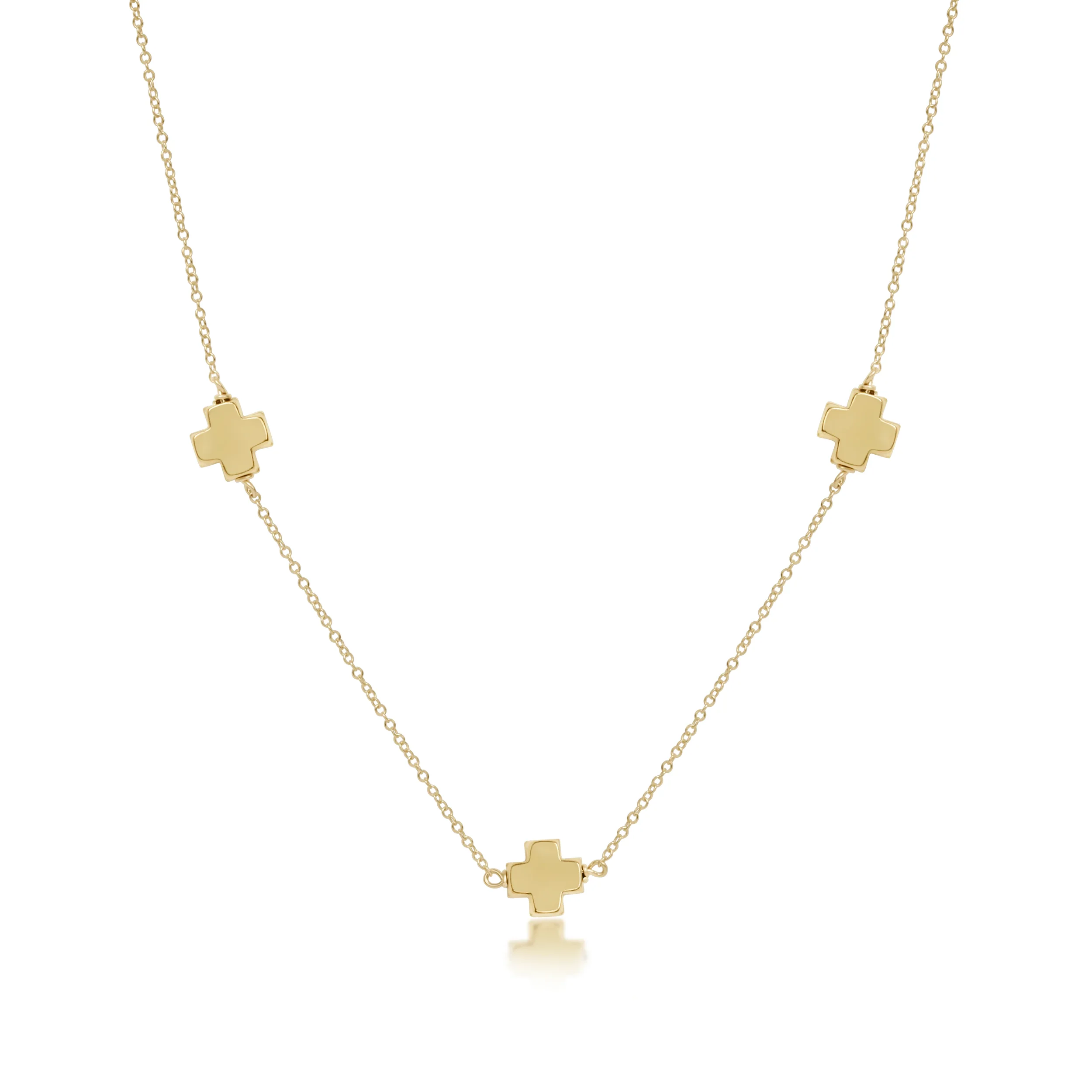 Choker Simplicity Chain Gold - Signature Cross Gold
