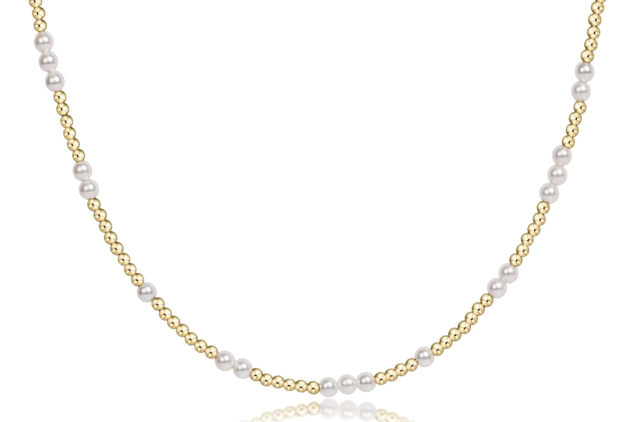 Choker Beaded - Hope Unwritten Pearl 3mm