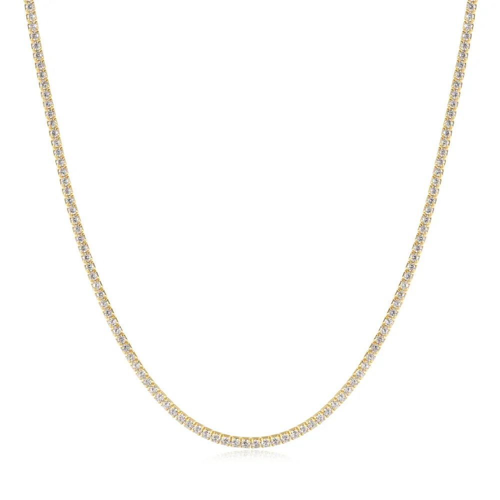 Gold Pave Necklace