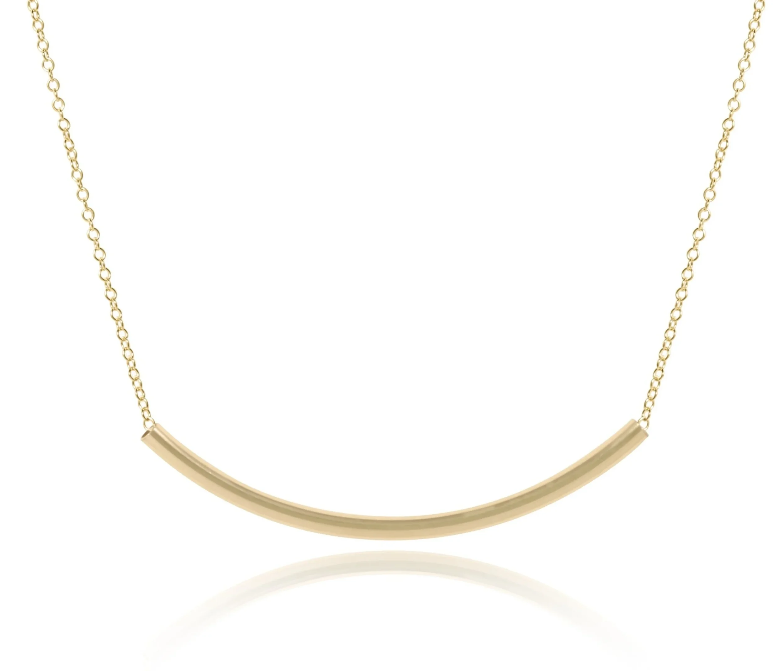 16" Necklace Gold - Bliss Bar Gold