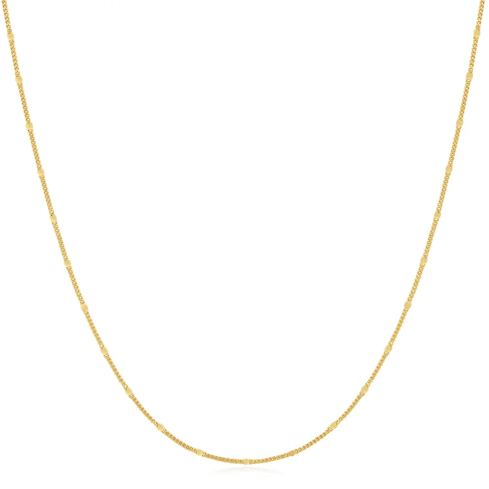 Gold Spheres Chain Necklace