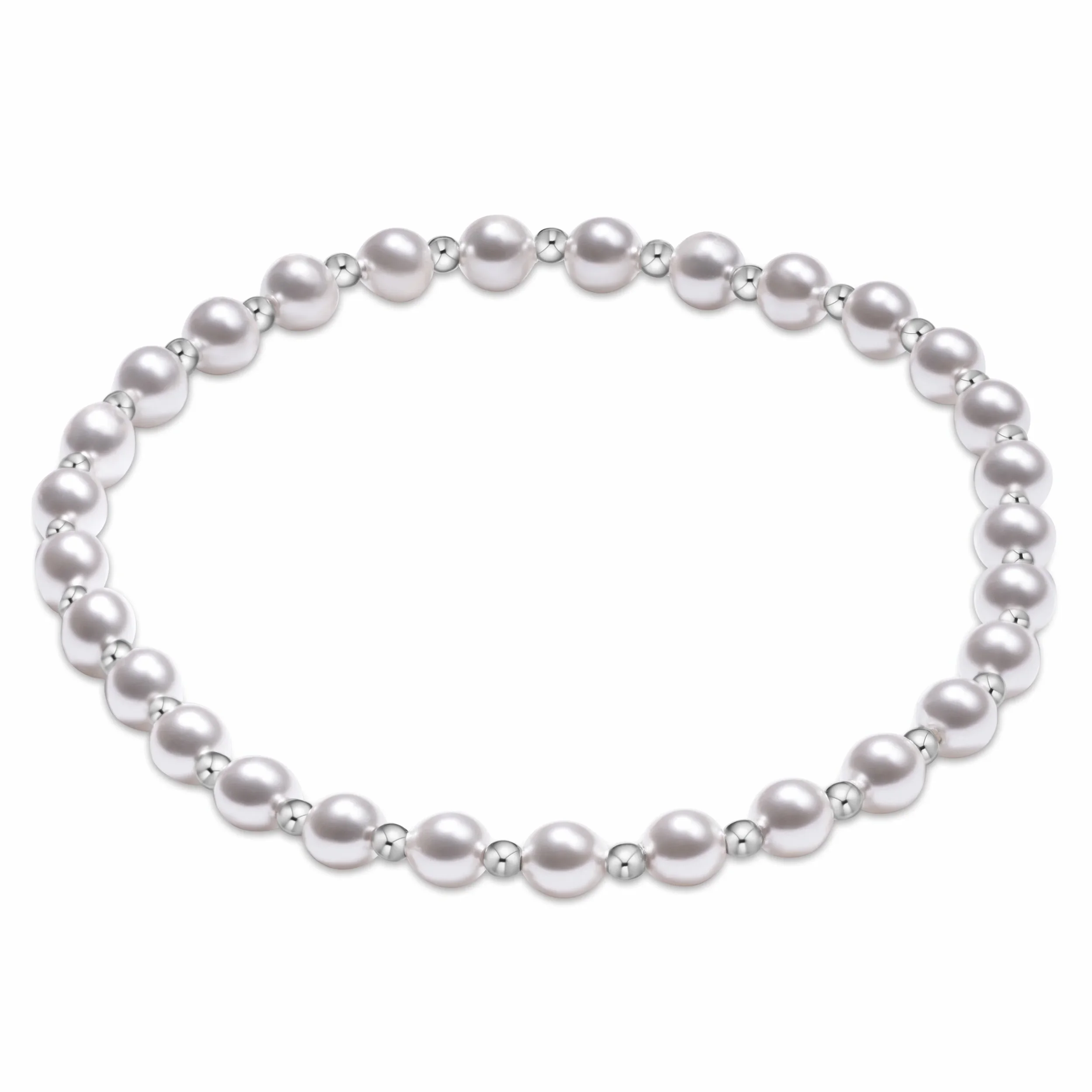 Grateful Pearl 4mm Sterling Bracelet