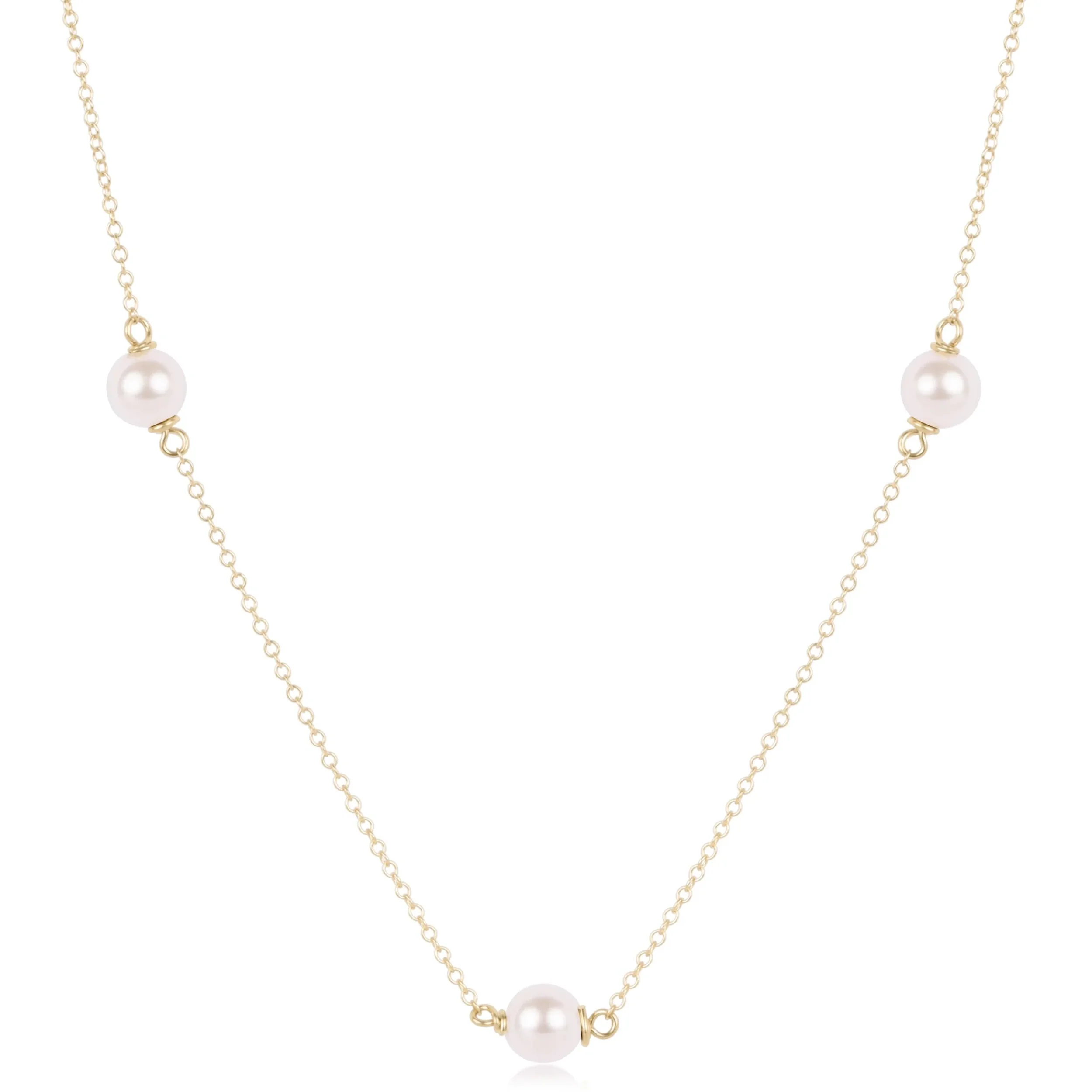 Choker Simplicity Chain Gold - Pearl 6mm