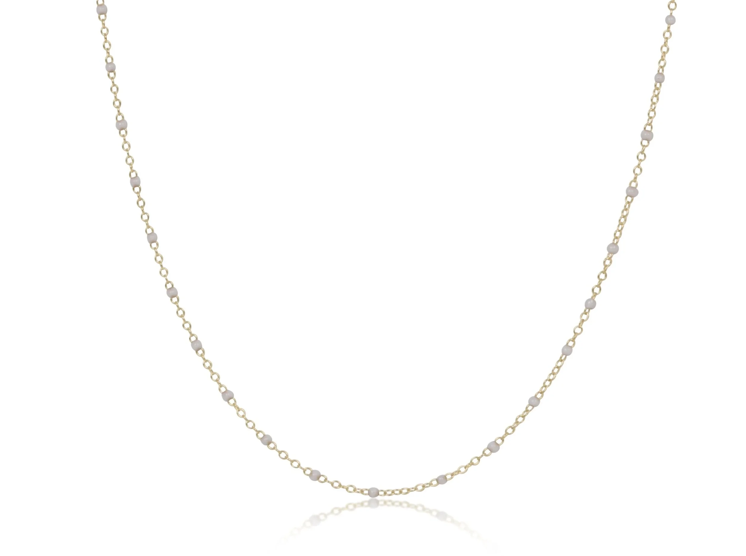 Choker Simplicity Chain Gold - Pearl 2mm