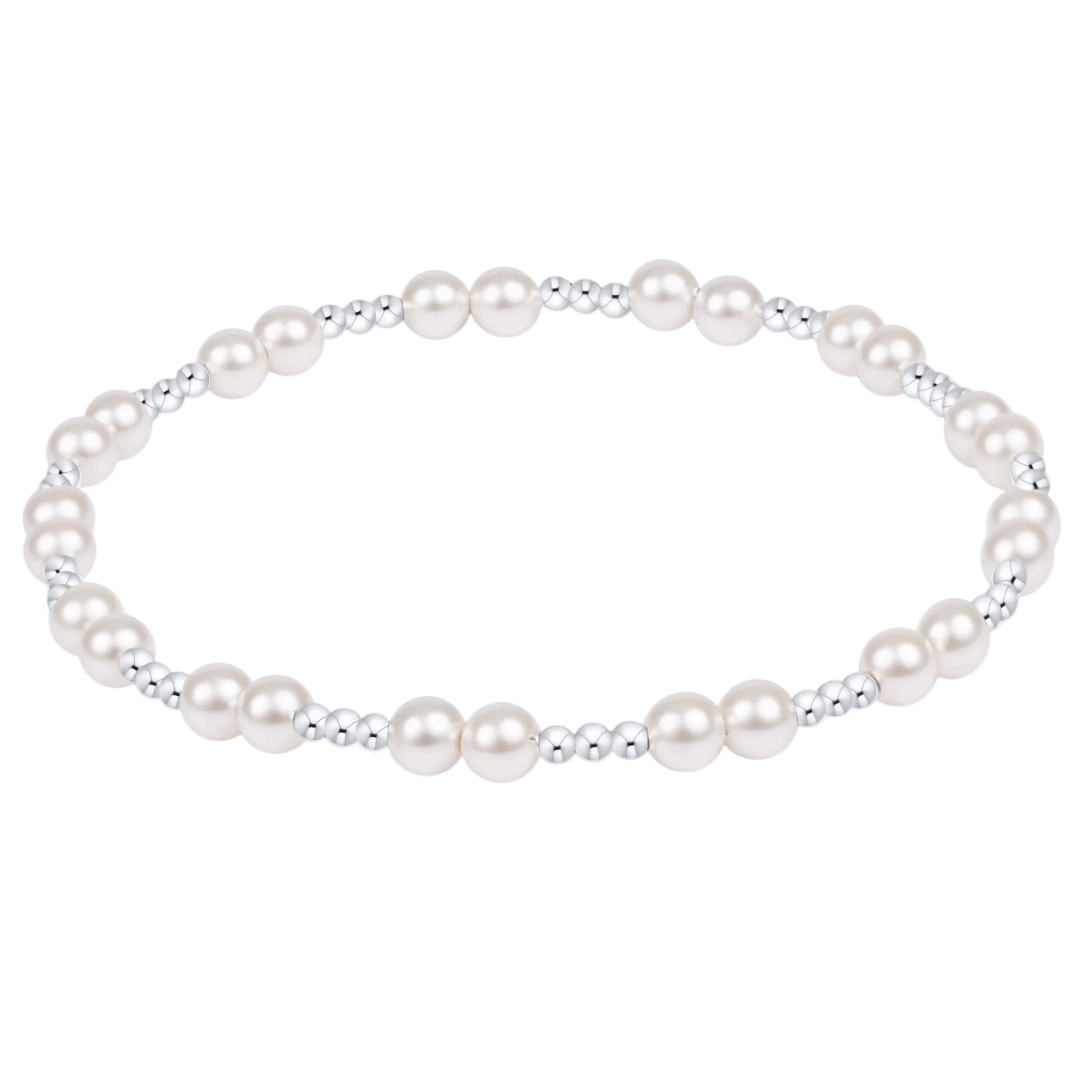 Together Pearl 4mm Sterling Bracelet