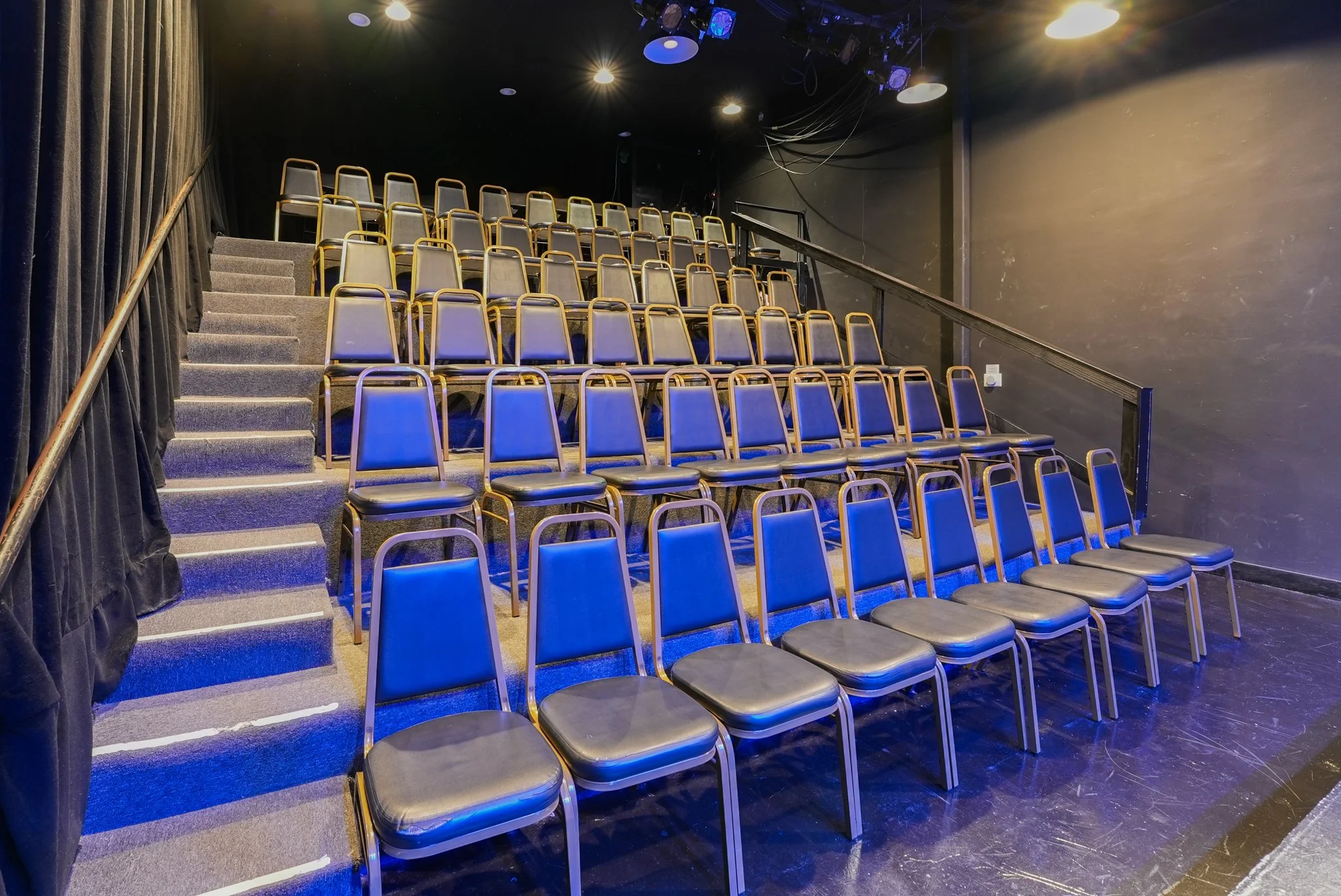 House w/ Theatrical Lights