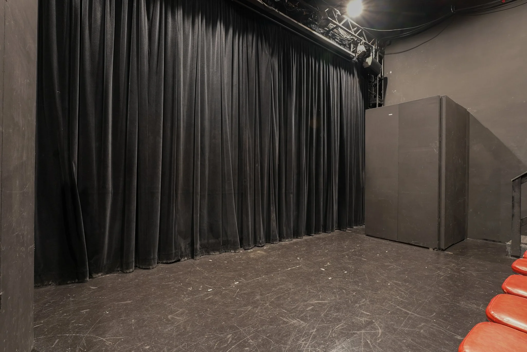 Stage w/ Wings open & Work Lights