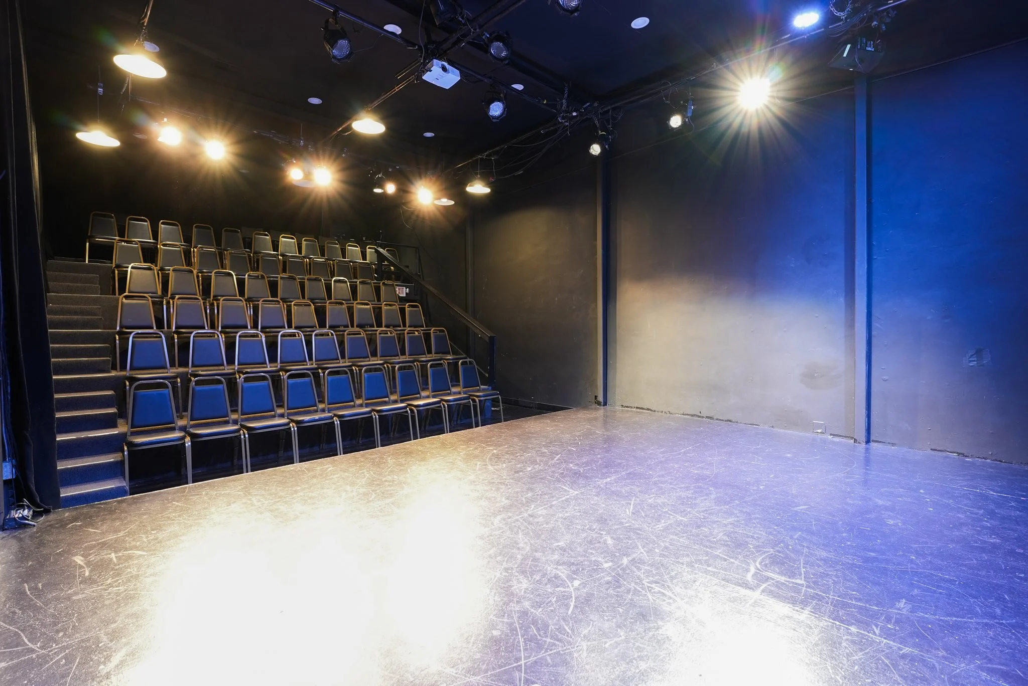 House w/ Theatrical Lights