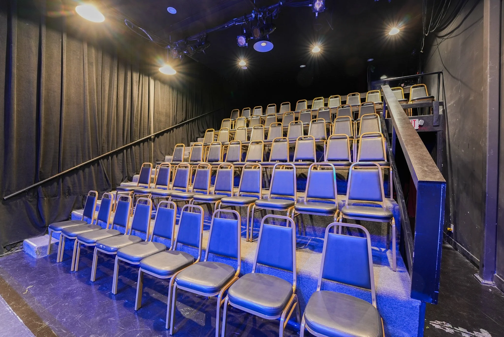 House w/ Theatrical Lights