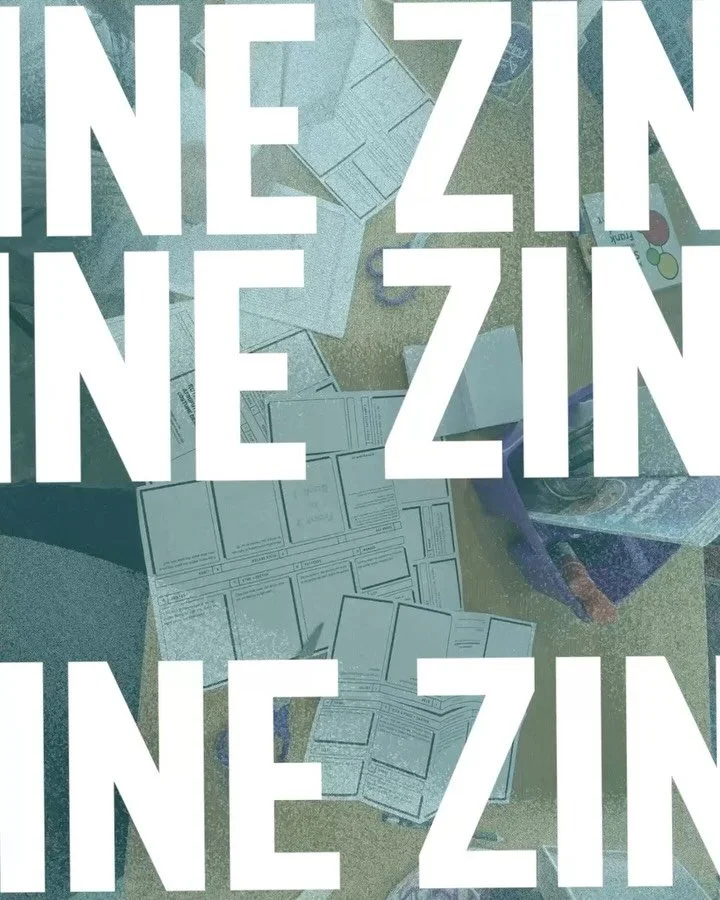 APRIL Design It Yourself (DIY): ZINE
A self-published print that can be filled with content of combining words and imagery. How will you design yours?

According to The Bindery: A zine is a self-published, non-commercial print-work that is typically 