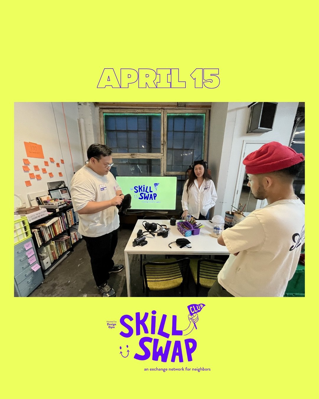SKILL SWAP CLUB 🛠️ Next meet-up is on Wednesday, 15 March, 6-8PM. Will you be there? ALL ARE WELCOME.

👥 Meet us and other clubs at Join Philly&rsquo;s Activities Fair on April 12 @phillyethical if you have any questions!

👀 April Show &amp; Share