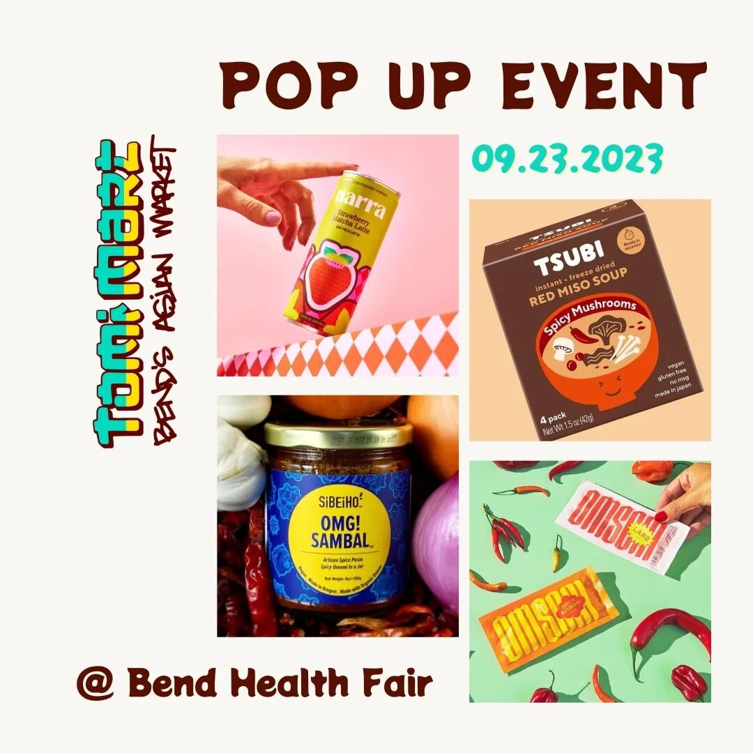 ✨️🍃 SEE YOU SOON 🍃✨️

This month we're popping up at the Bend Health Fair! Come check out some rad new products &amp; brands - one hasn't even hit Oregon stores yet! We can't wait to see you or meet you. It's a privilege to connect deeper with our 