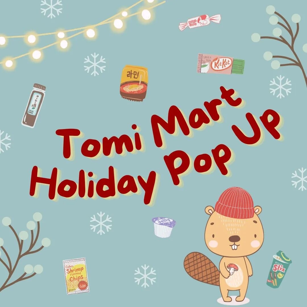 ❄️Tomi Mart Holiday Pop Up❄️

We're stoked to be part of the Winter Wonderland Holiday Bazaar hosted by Caldera High School's DECA Club! Dive into the festive spirit with us as we bring some Tomi Mart flair to your holidays with stocking stuffers and