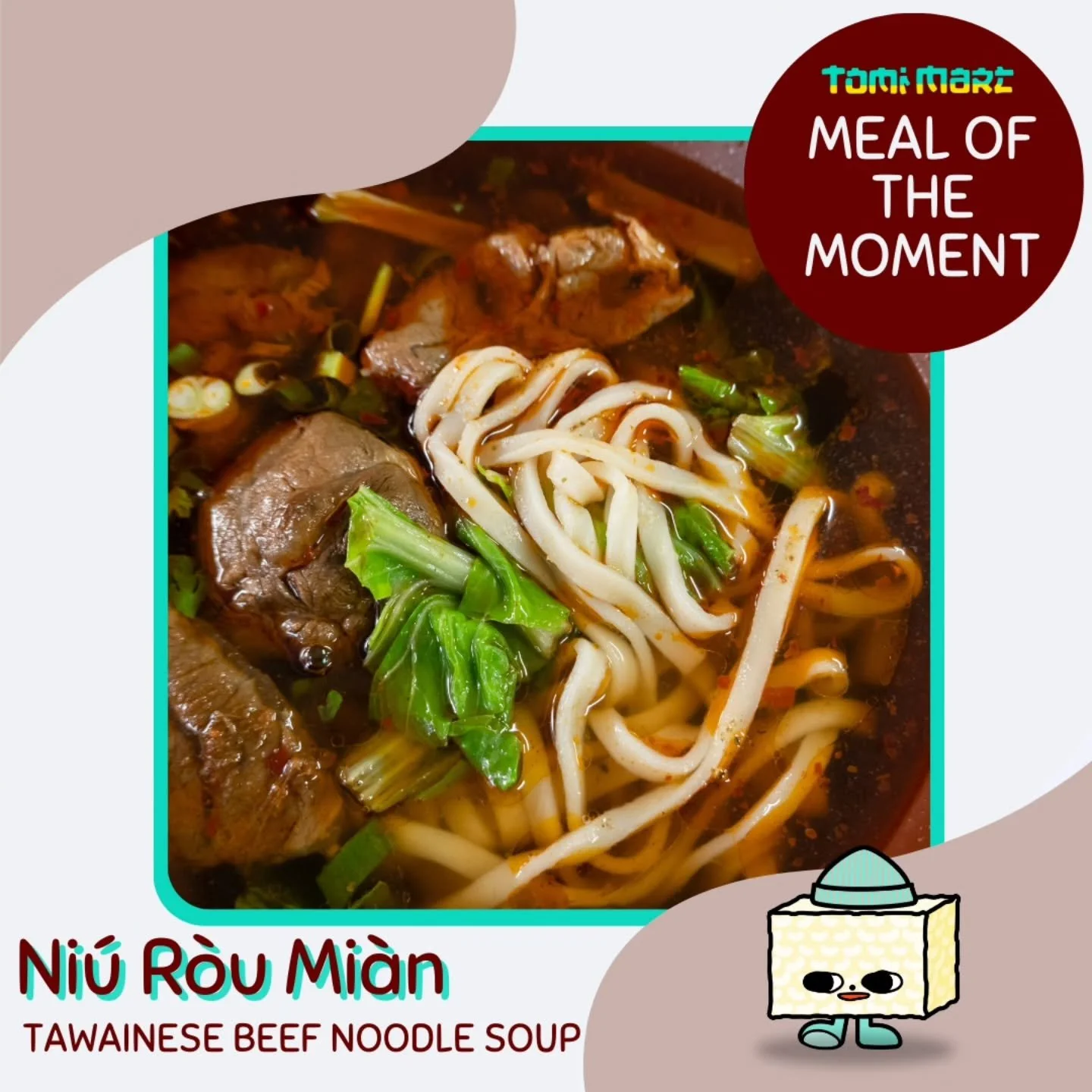 🍽 MOTM | TAIWANESE BEEF NOODLE SOUP 🍽

A real team effort on this one - dish requested by Ronan, our Community Collaborator is Ronan&rsquo;s mother, and curated by Duran. This moment&rsquo;s dish celebrates Taiwan&rsquo;s national comfort food. Dee