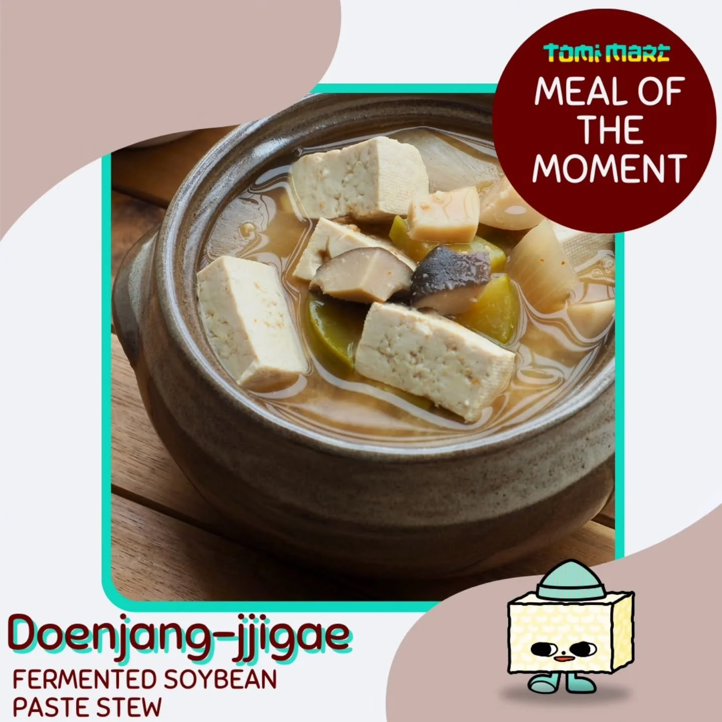 🍽 MOTM | DOENJANG-JJIAGAE 🍽

For this recipe, Duran sat down with Gina, Natasha&rsquo;s mother - whose cooking he describes as some of the best he&rsquo;s ever had. Gina learned to make doenjang-jjigae from her mother, who learned it from hers, car