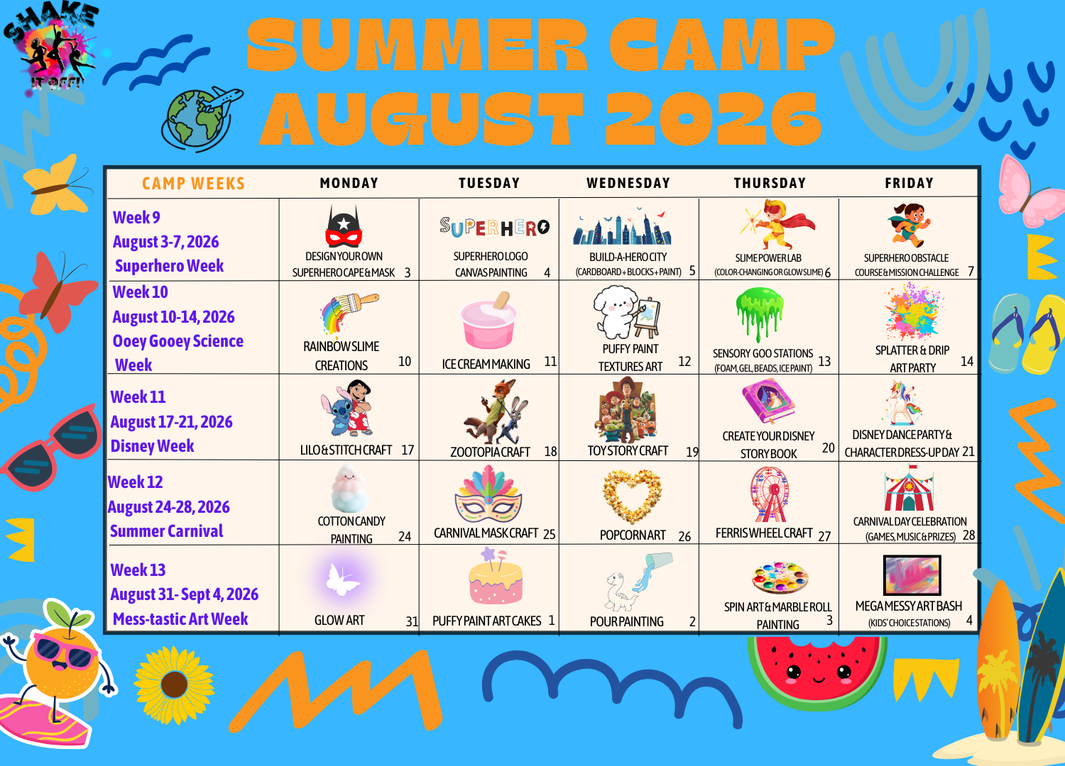 Summer camp in Westchester, NY June 3-4, 2024 