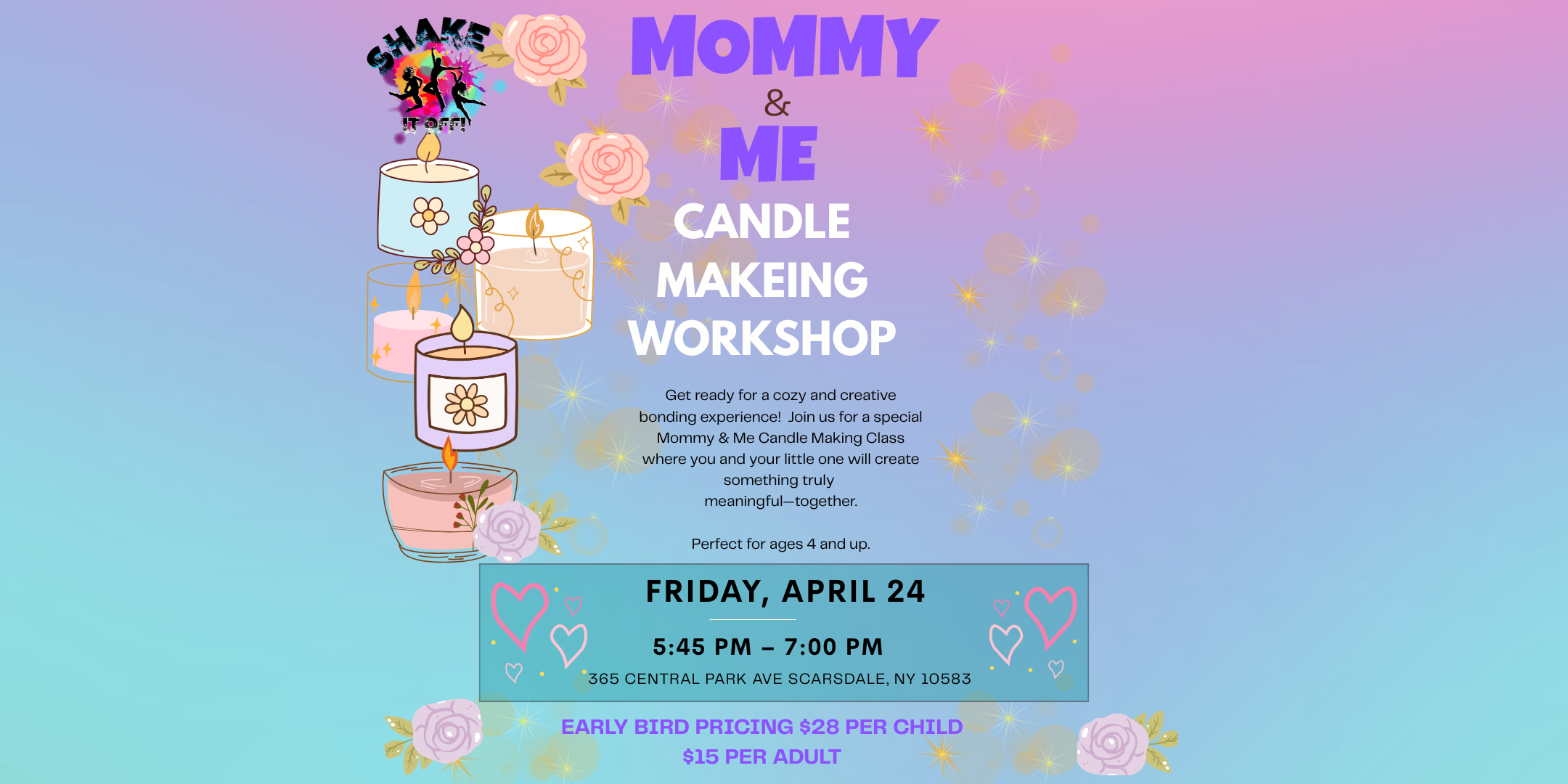 parents night out in westchester NY, date night, drop off events 