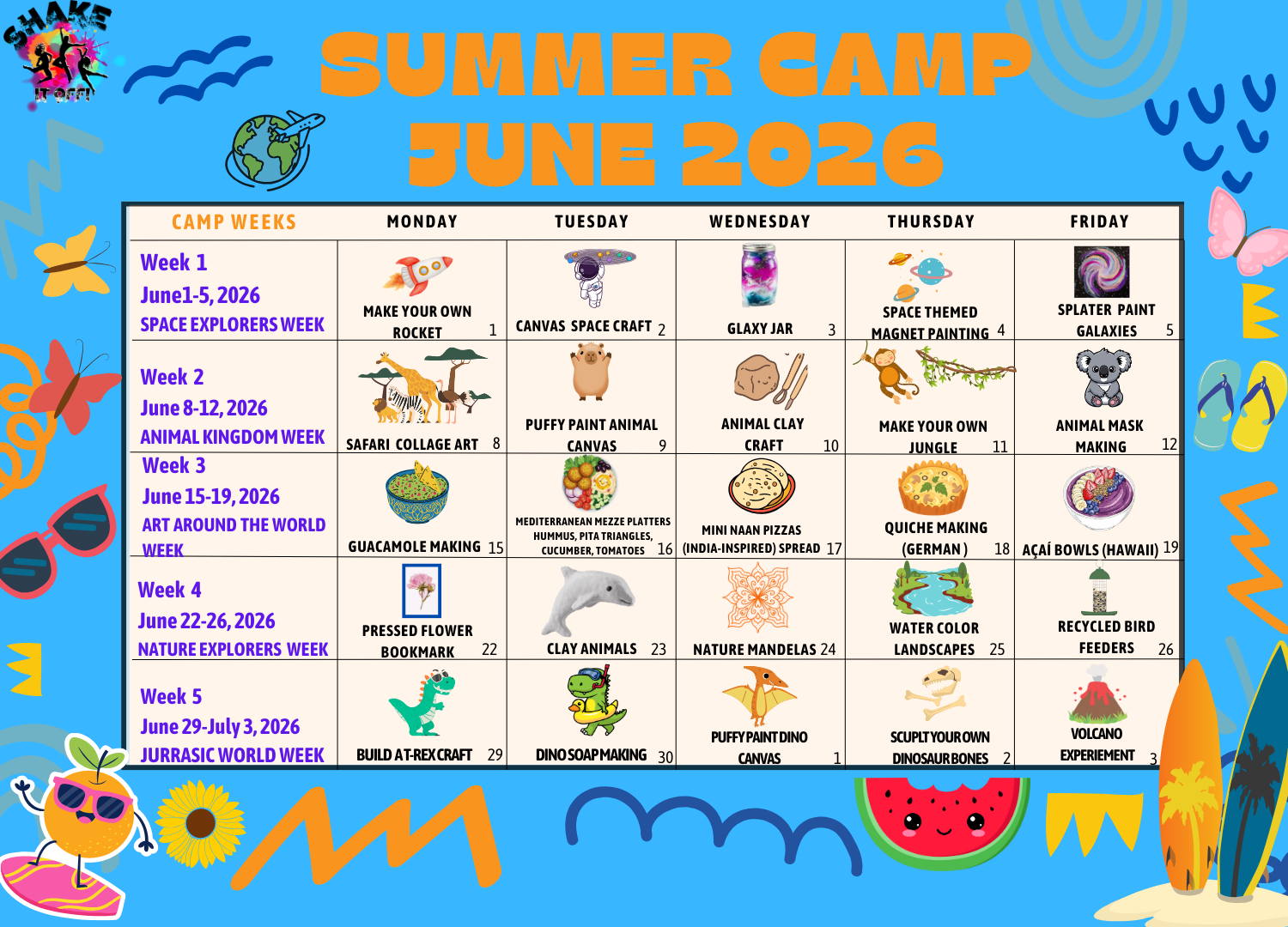 Summer camp in Westchester, NY June 17-21, indoor camp, fun camp for kids in Westchester, NY
