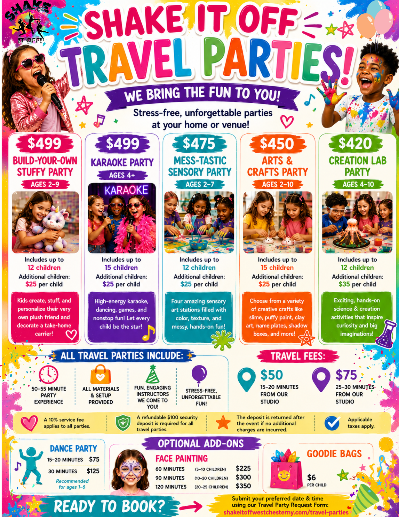travel parties in westchester