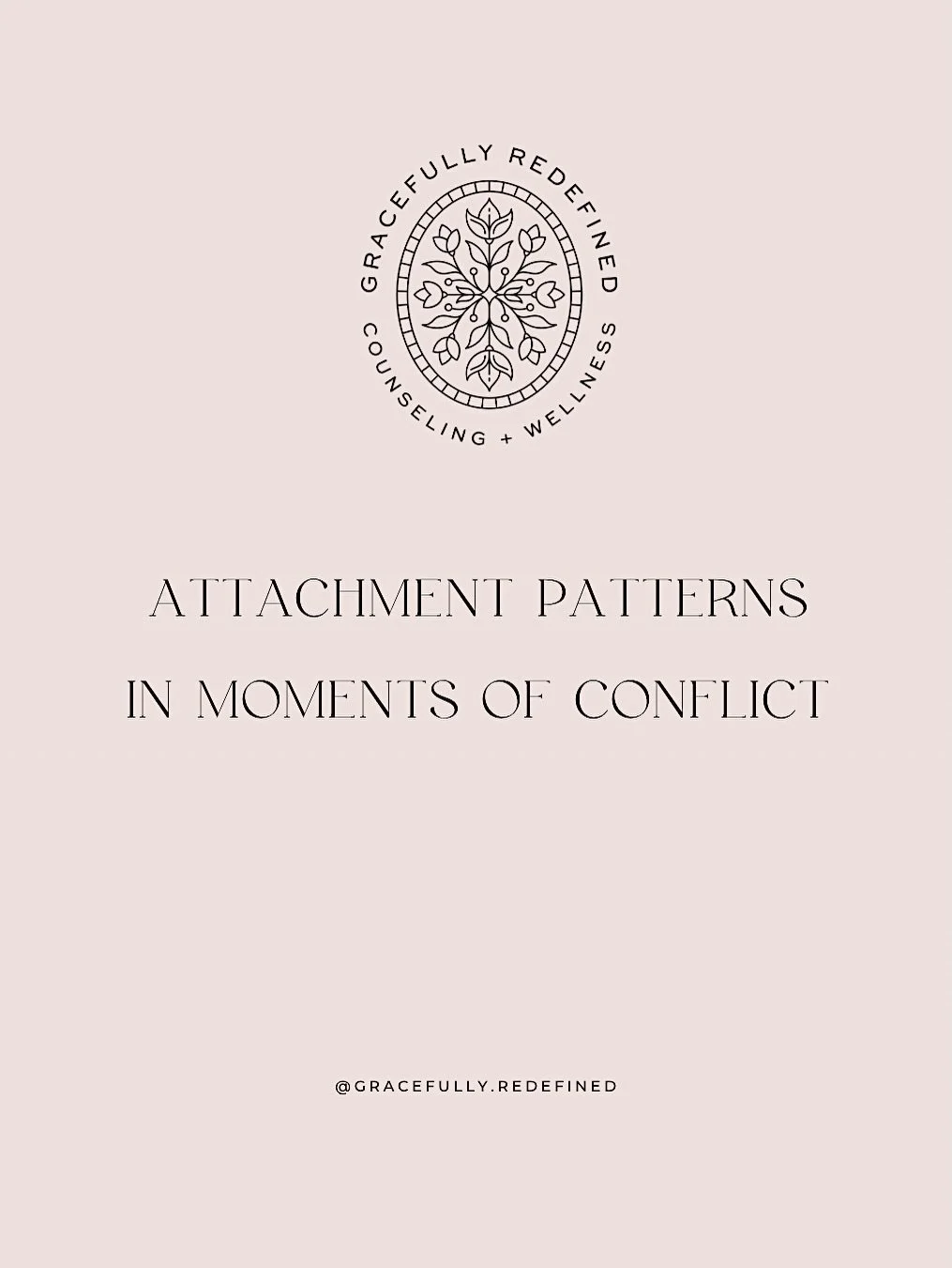 .
.

When we struggle with attachment patterns in relationships and conflict arises. . . 

The argument may not even be that big. 

But something inside you is already bracing for the end.

If this is you &mdash; you are not too sensitive. You are no