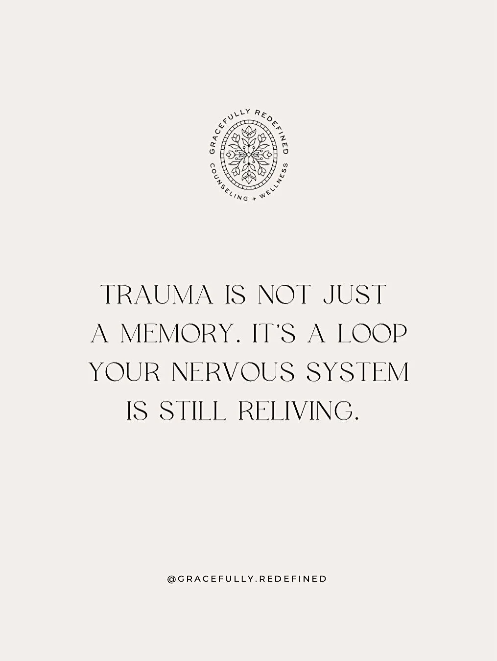 .
.

The loop your nervous system runs doesn&rsquo;t pause when you fall in love. In fact, relationships are often where it runs the loudest.

When you love someone who carries childhood trauma, there&rsquo;s something gentle to keep in mind: They wo