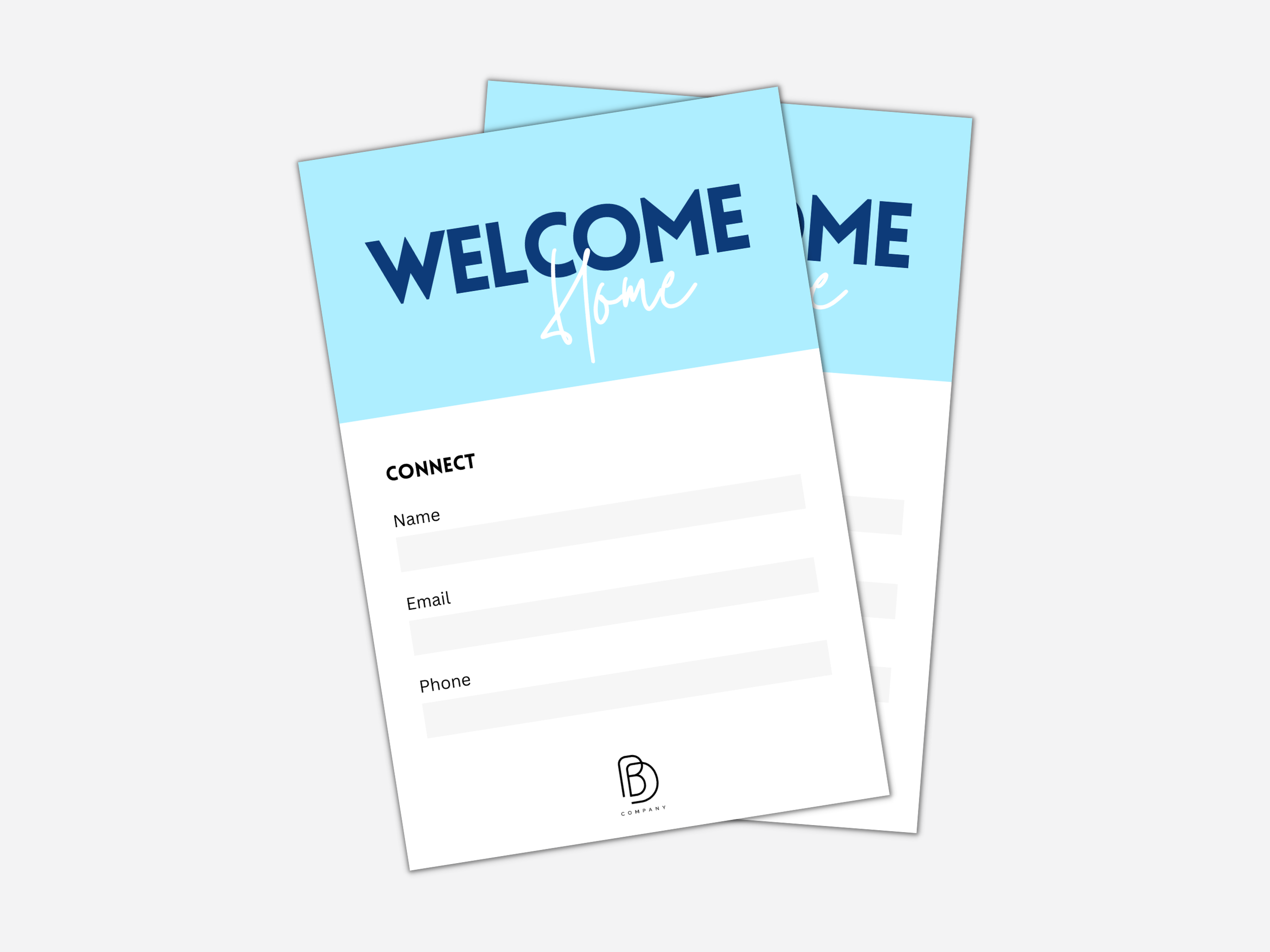 New Here Welcome Card for Sunday Services